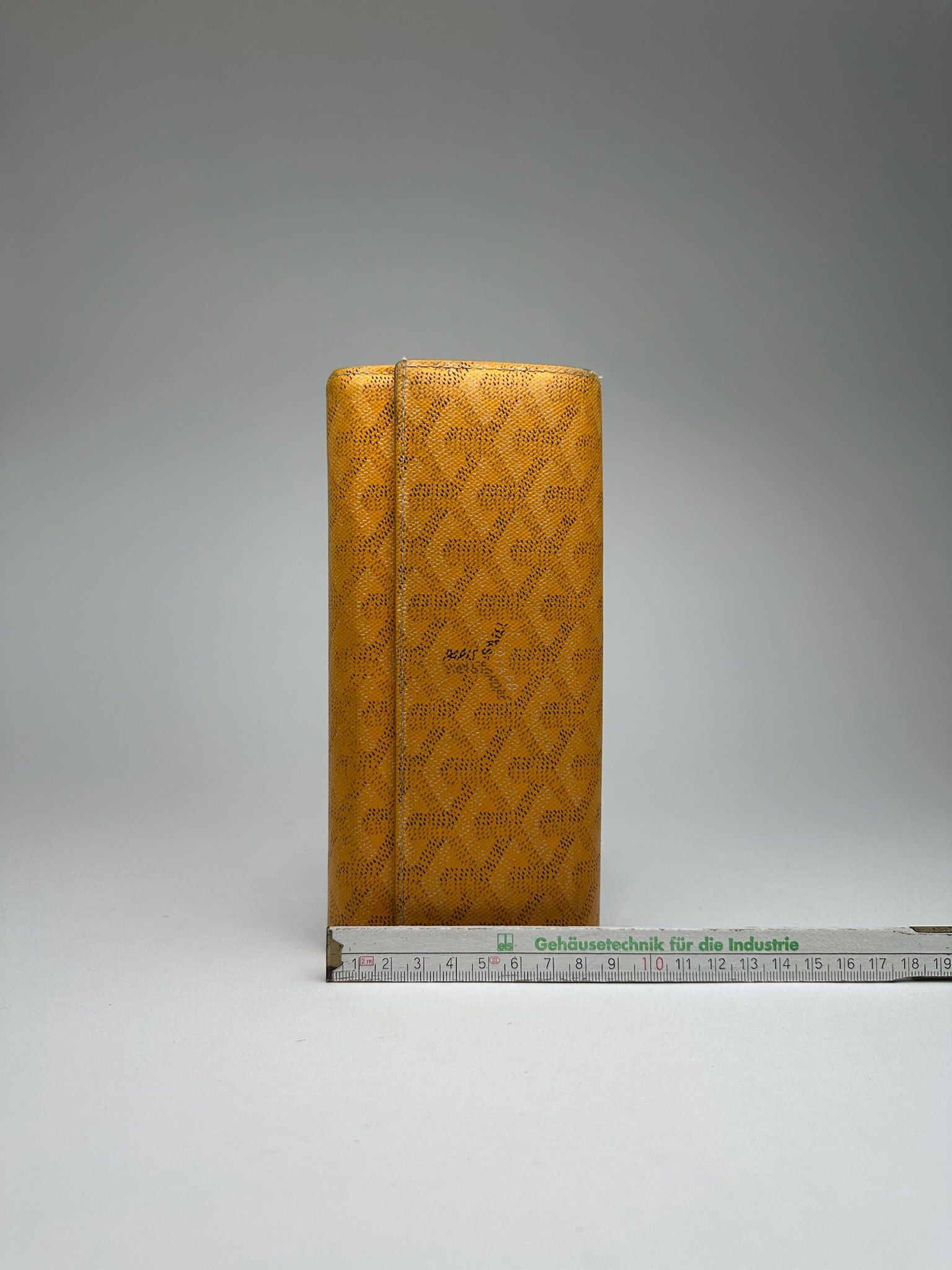 Goyard Vintage monogram Leather wallet yellow Size ONE SIZE - 12 Thumbnail