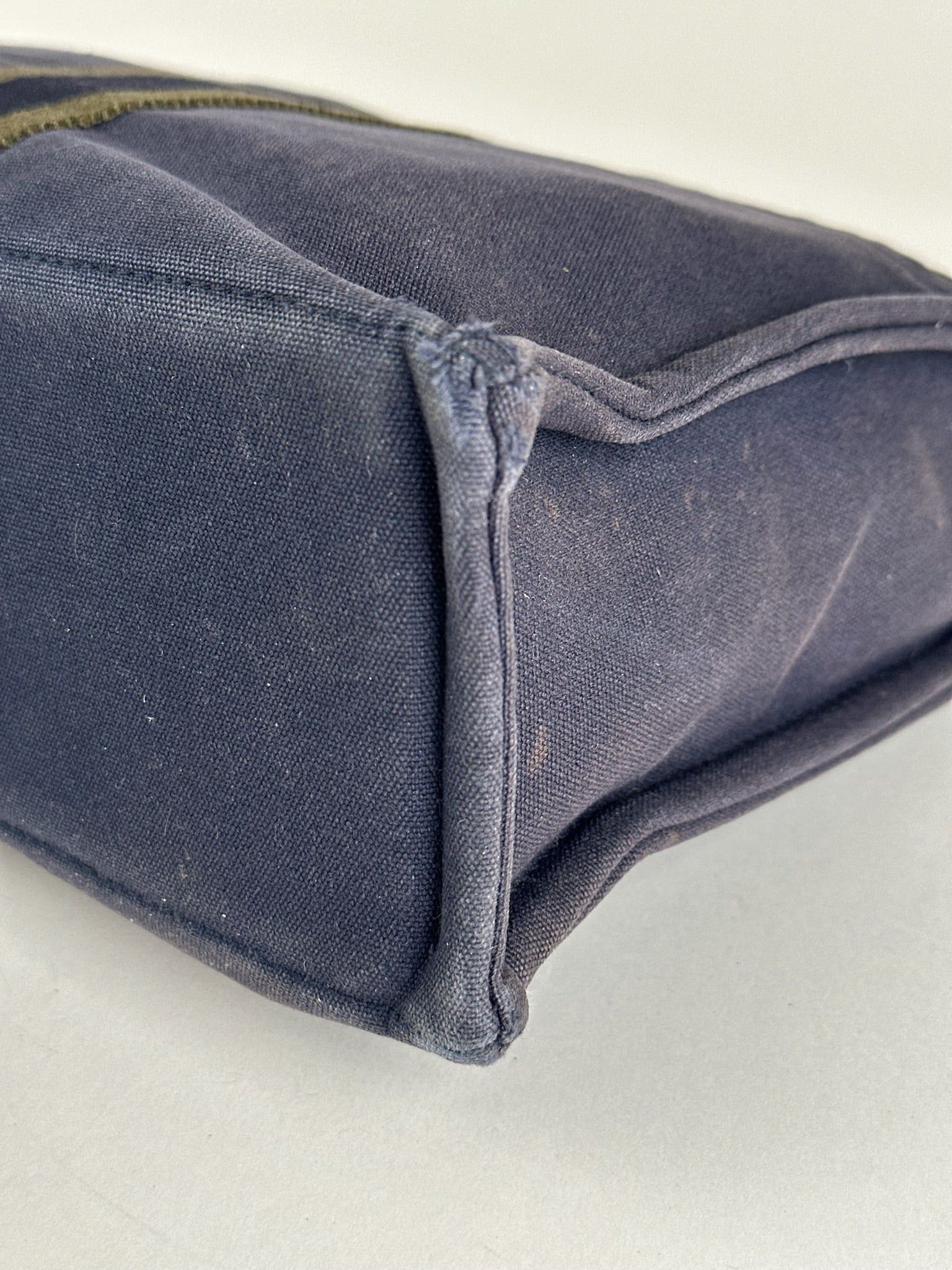 Other Vintage Hermes Canvas Shopper Navy Size ONE SIZE - 4 Thumbnail
