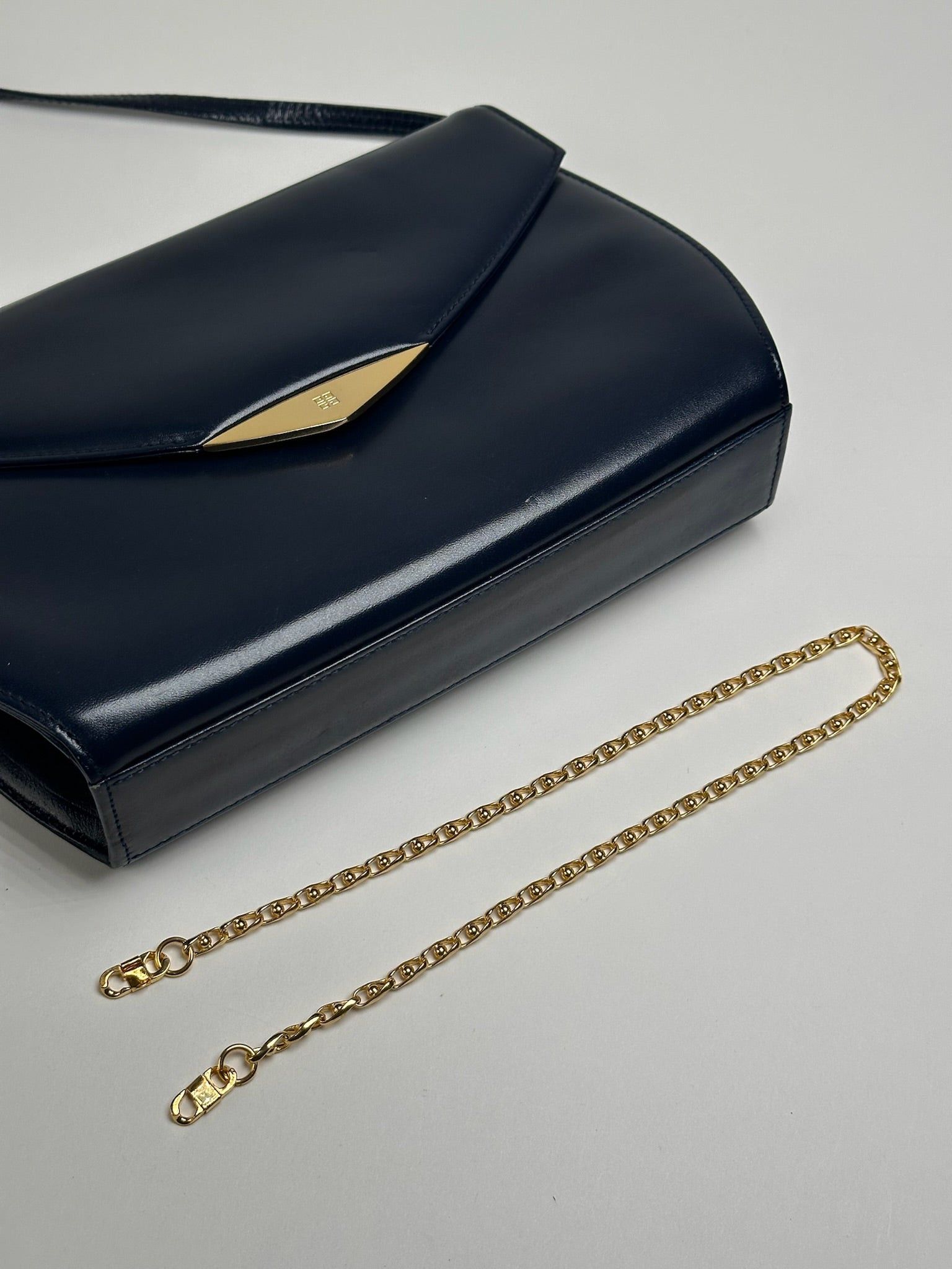 Givenchy Vintage 4G Leather Bag Navy Size ONE SIZE - 6 Thumbnail