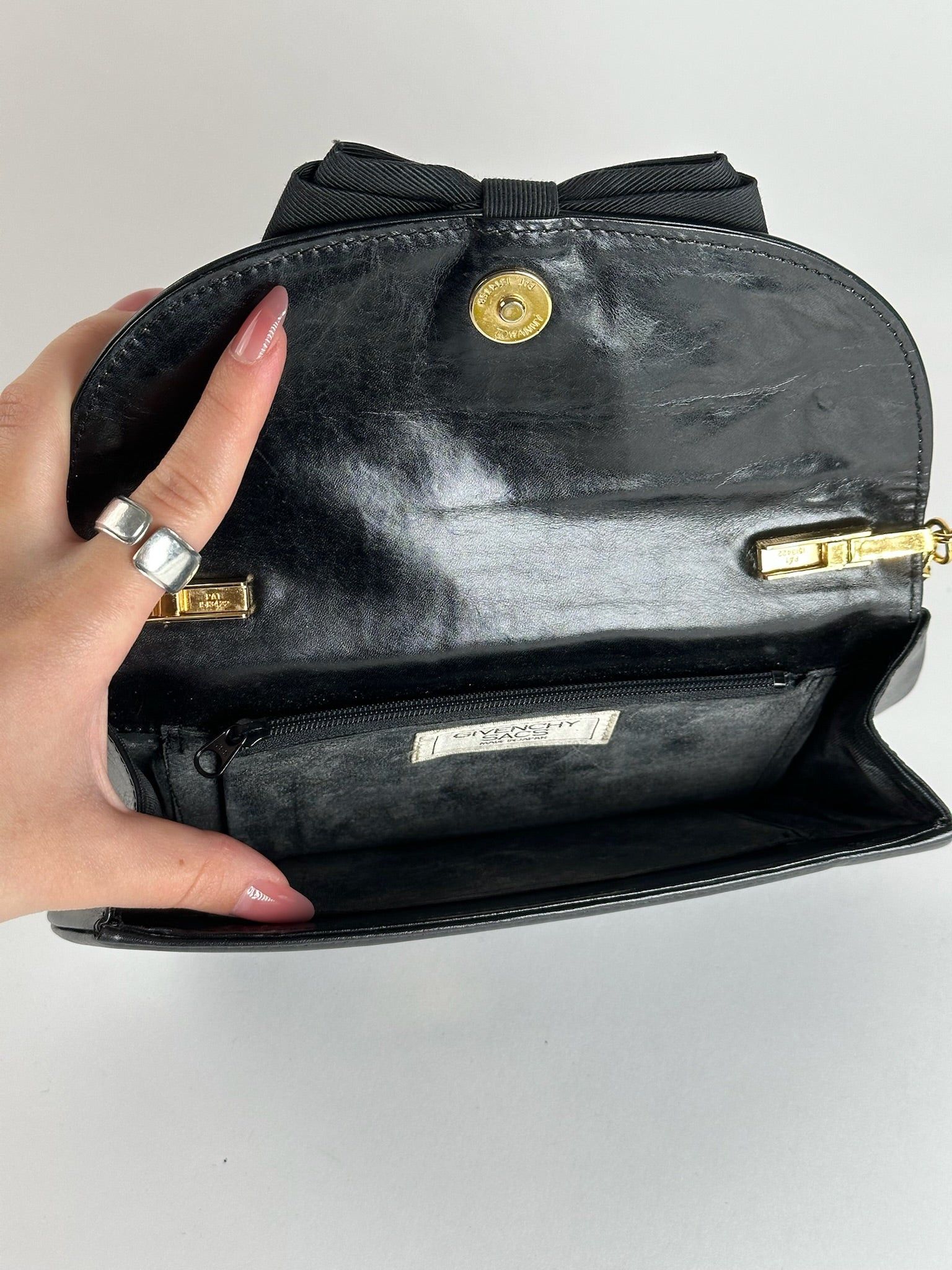 Givenchy Vintage Patent Leather bag black Size ONE SIZE - 5 Thumbnail