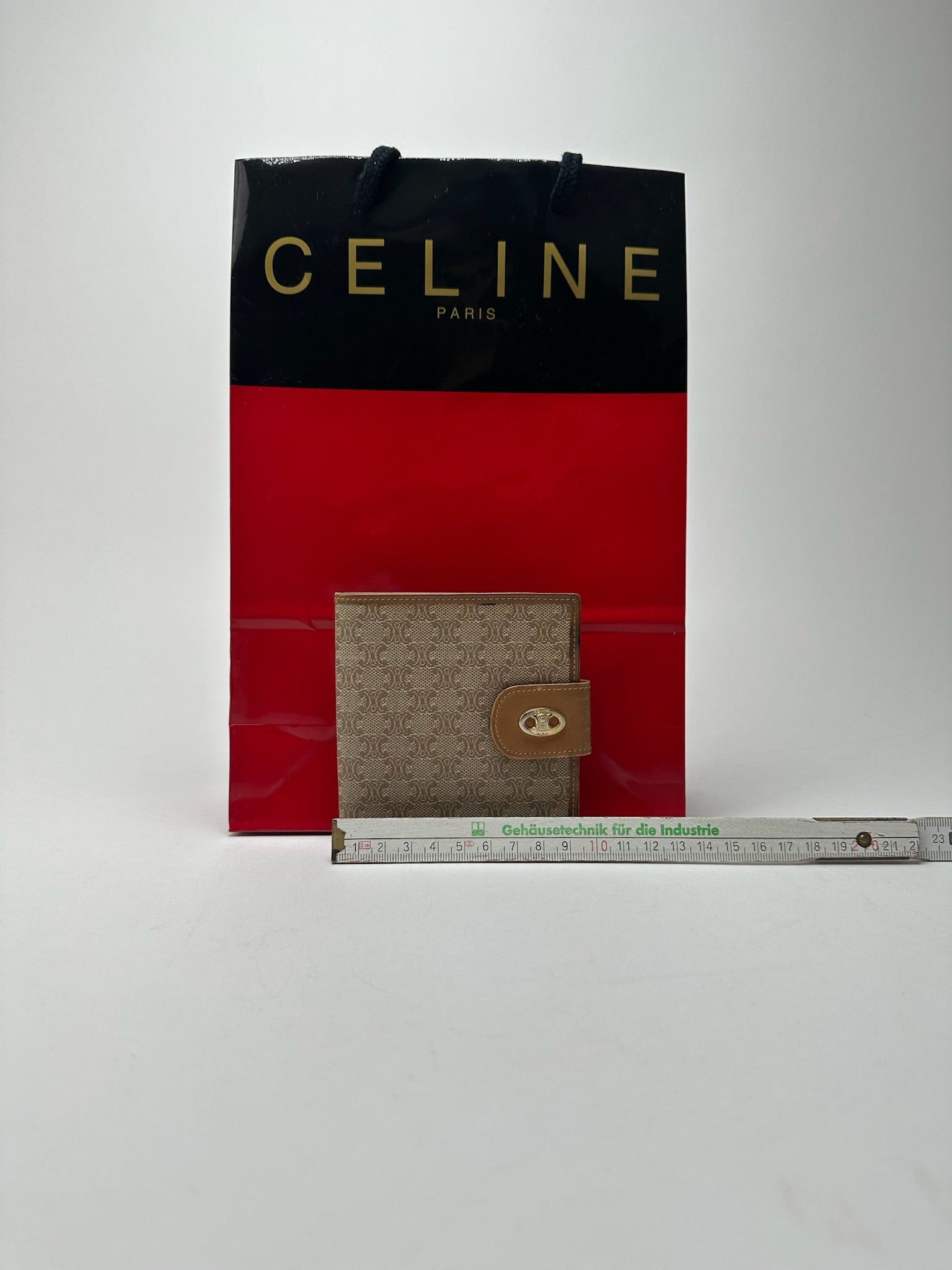 Celine Vintage Paris leather monogram wallet beige Size ONE SIZE - 12 Thumbnail