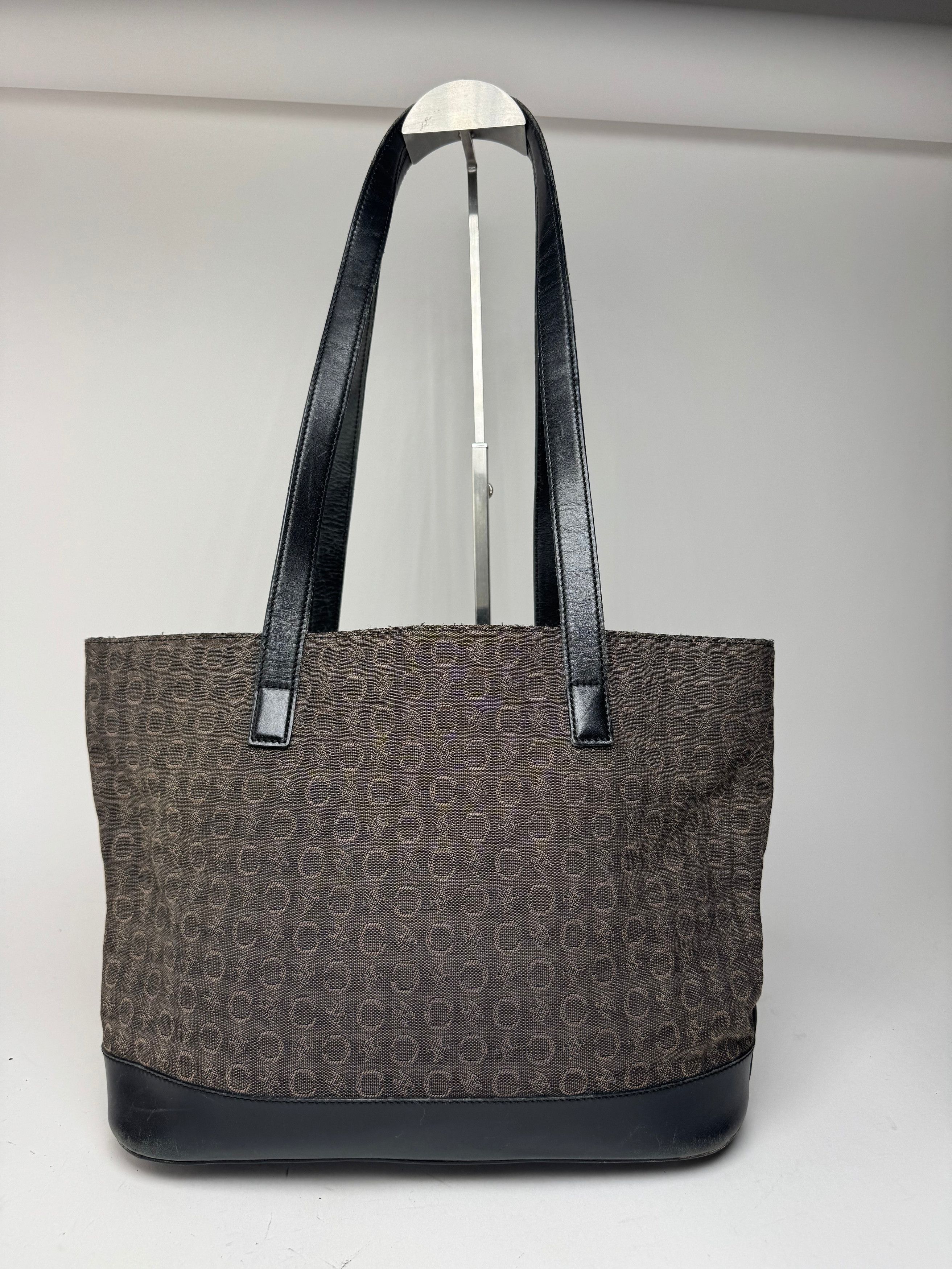 Celine Vintage Macadam Monogramm Bag Black Size ONE SIZE - 8 Thumbnail