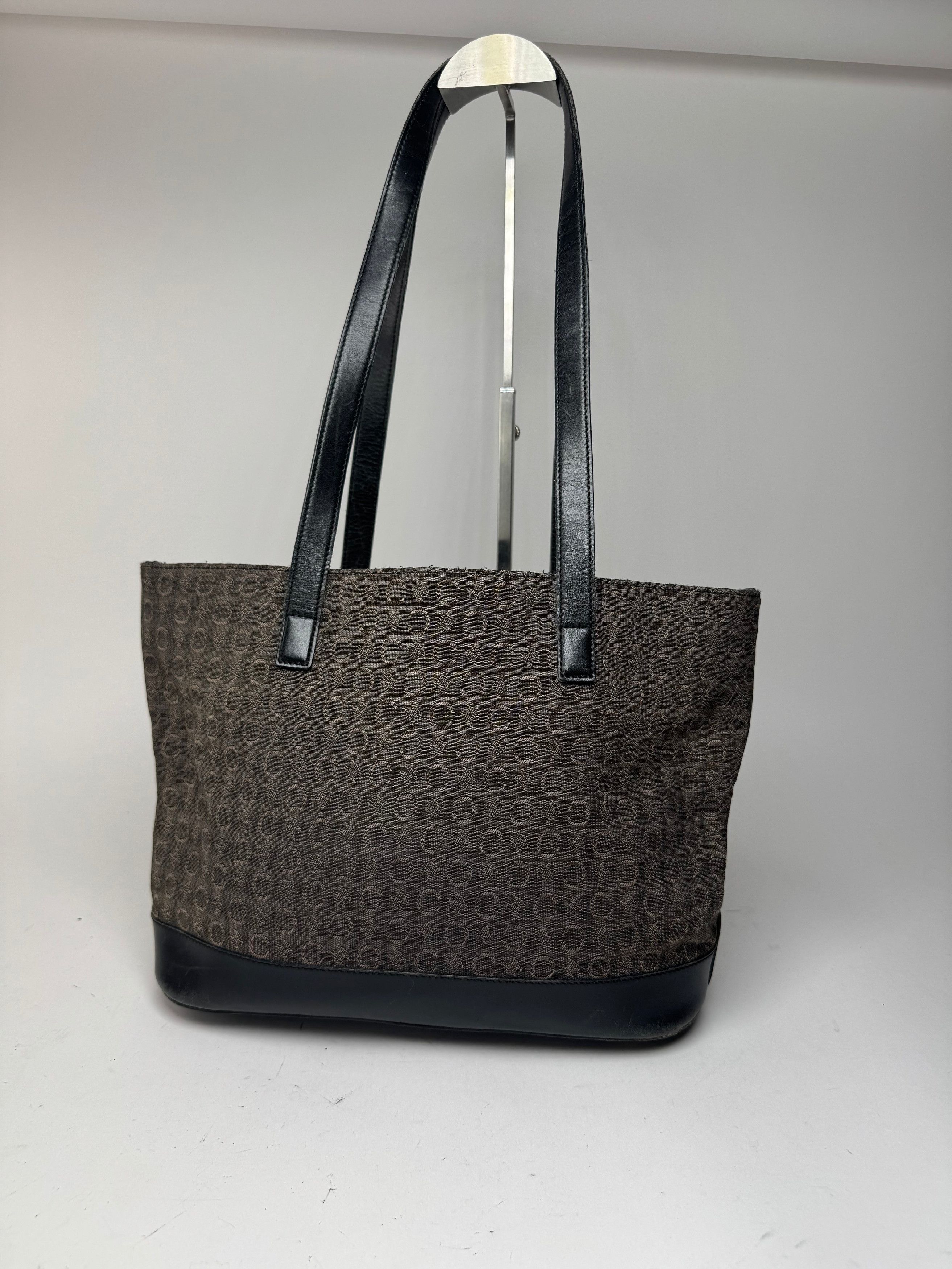 Celine Vintage Macadam Monogramm Bag Black Size ONE SIZE - 13 Thumbnail
