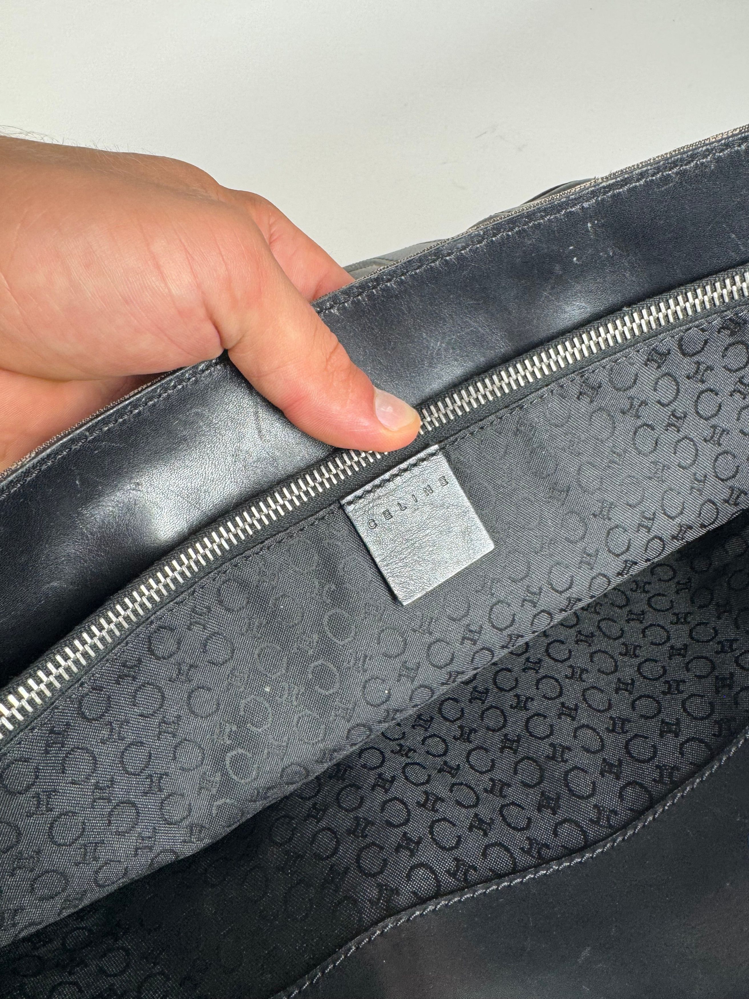 Celine Vintage Macadam Monogramm Bag Black Size ONE SIZE - 5 Thumbnail