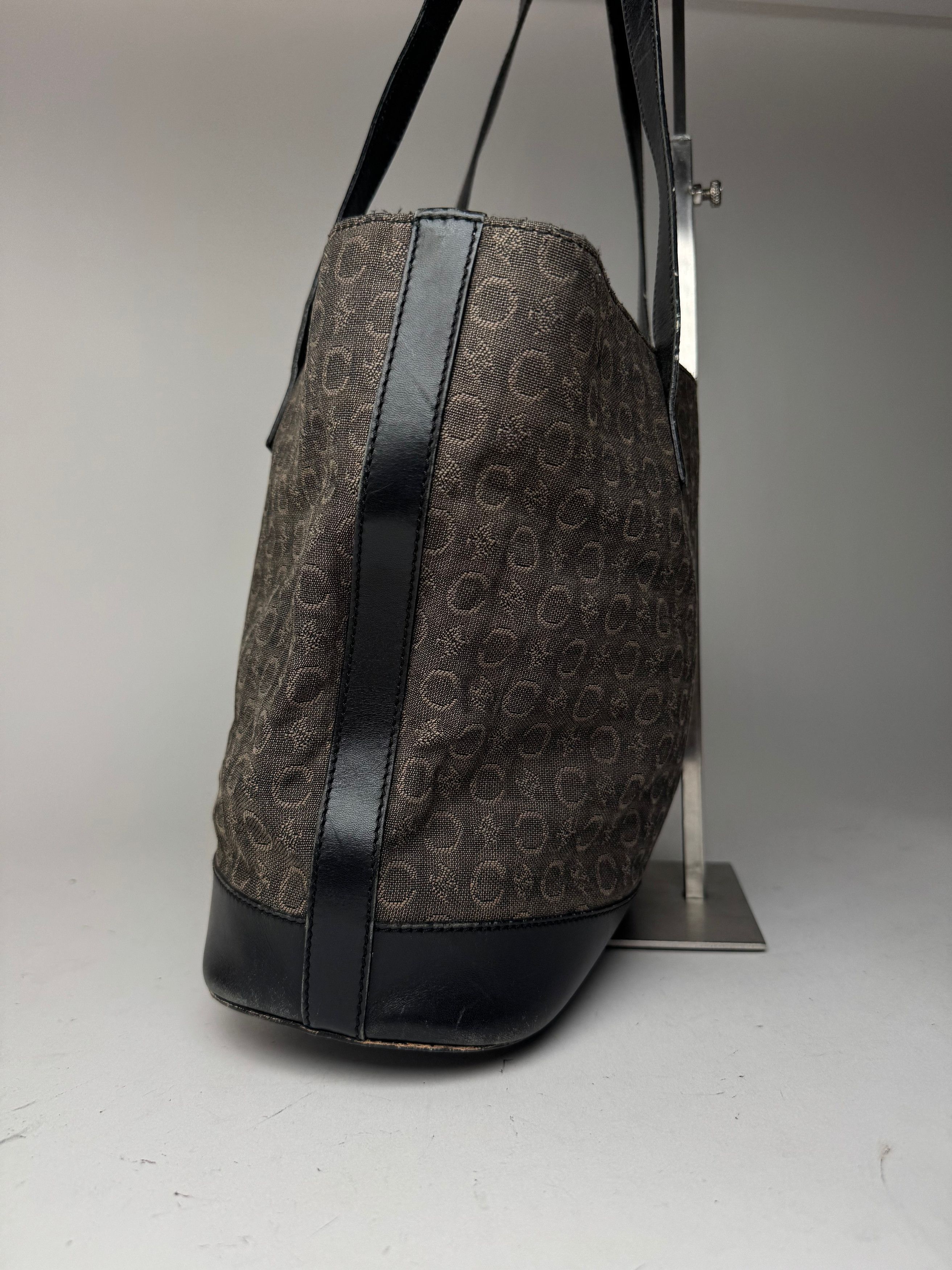 Celine Vintage Macadam Monogramm Bag Black Size ONE SIZE - 9 Thumbnail