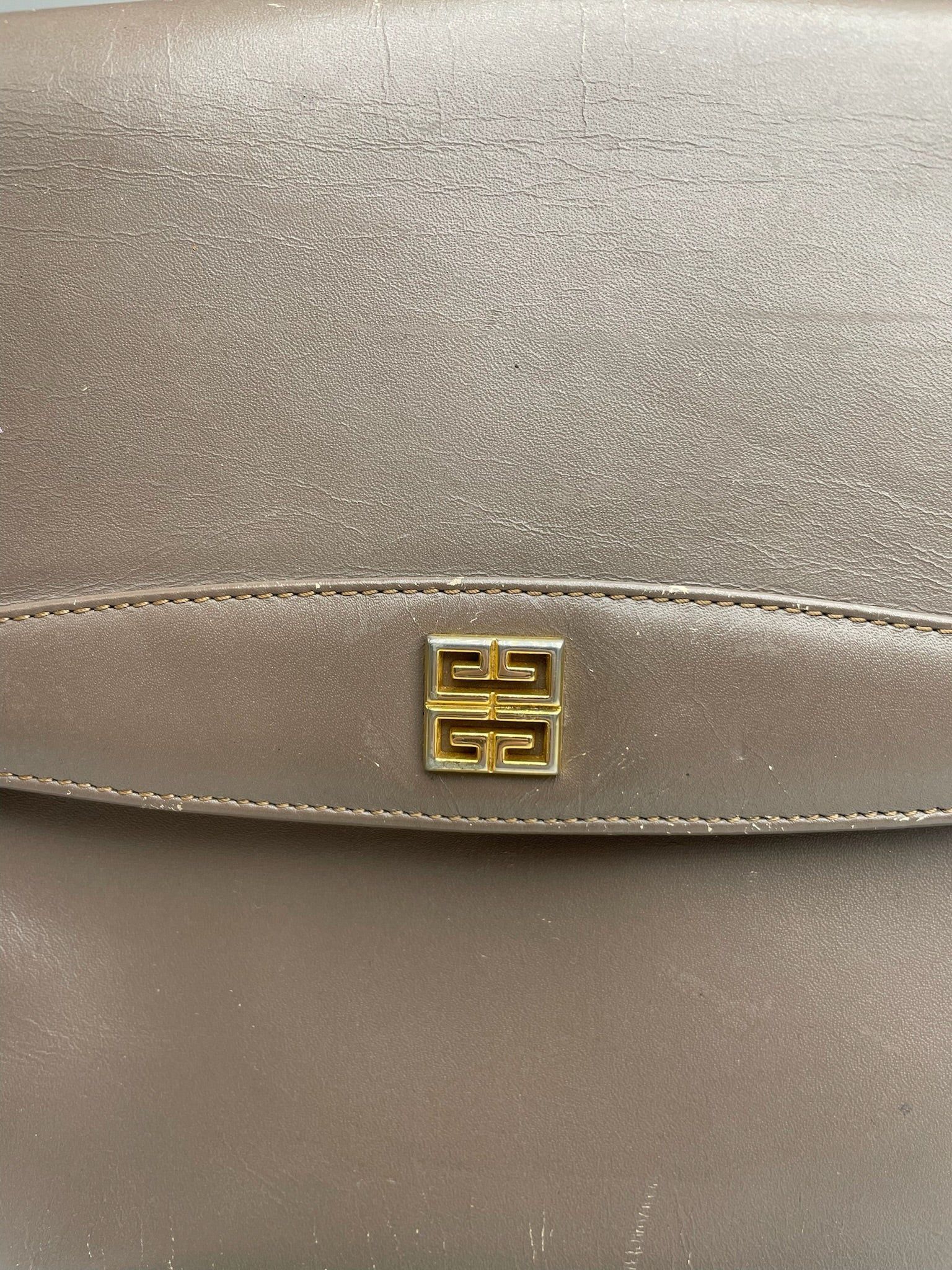 Givenchy Vintage 4G Leather Bag Brown Size ONE SIZE - 11 Thumbnail