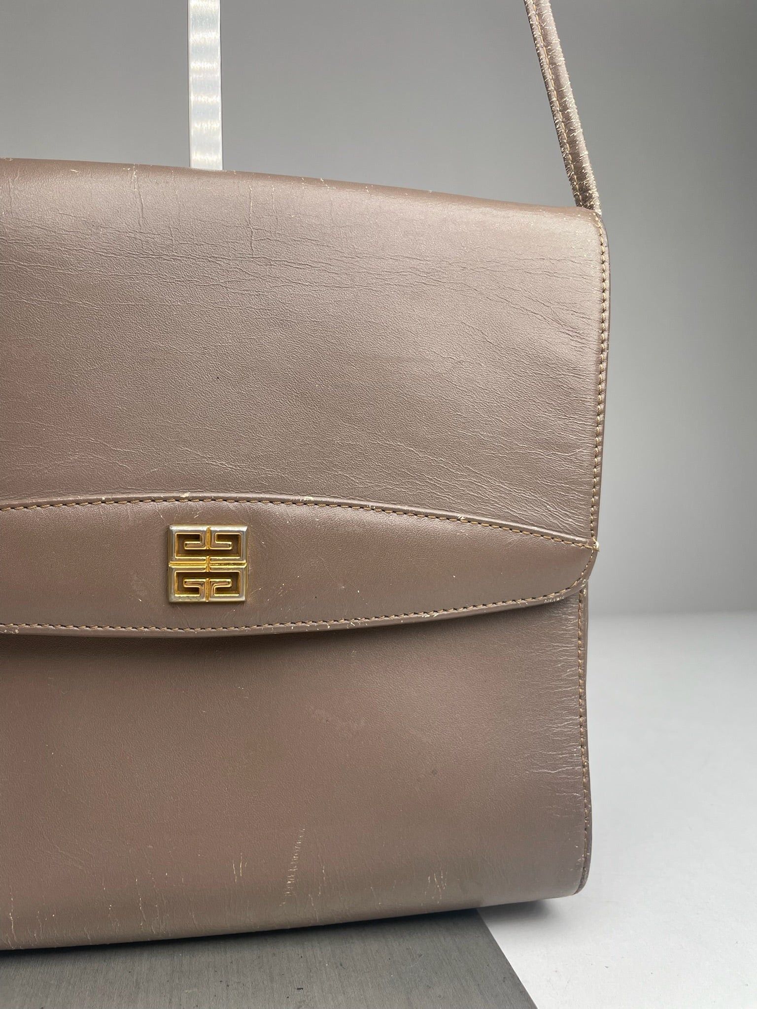 Givenchy Vintage 4G Leather Bag Brown Size ONE SIZE - 10 Thumbnail