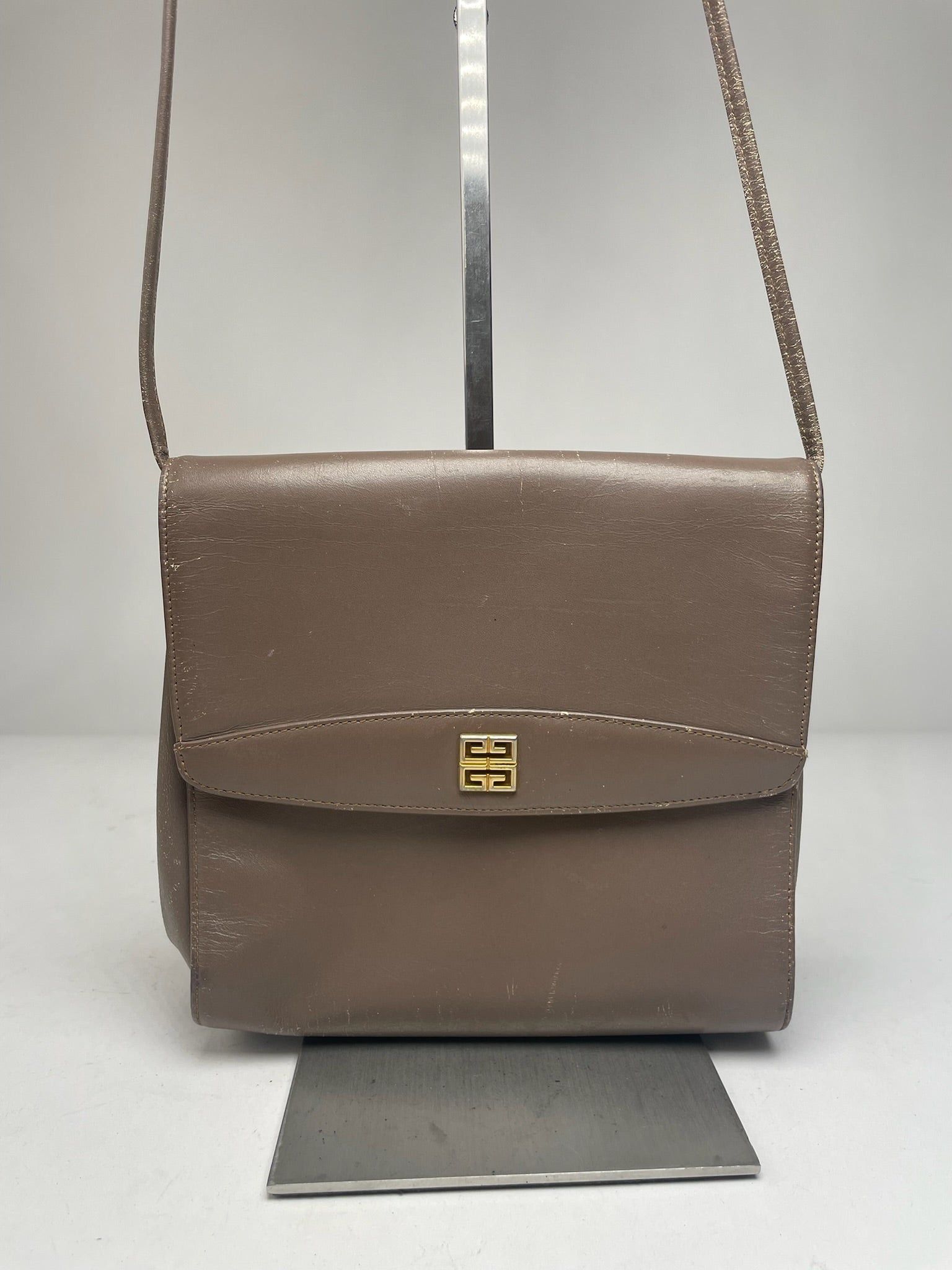Givenchy Vintage 4G Leather Bag Brown Size ONE SIZE - 12 Thumbnail