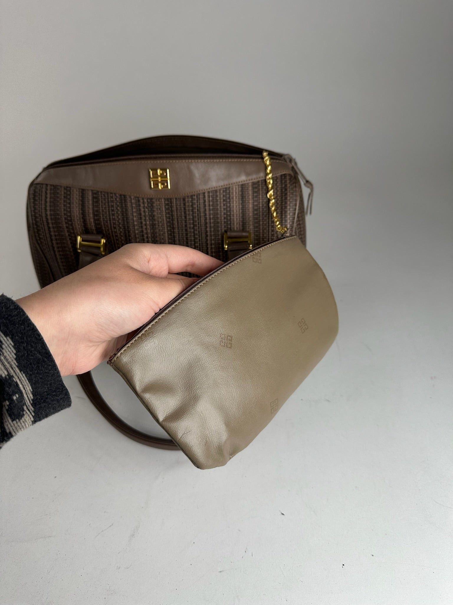 Givenchy Vintage Leather bag brown Size ONE SIZE - 4 Thumbnail