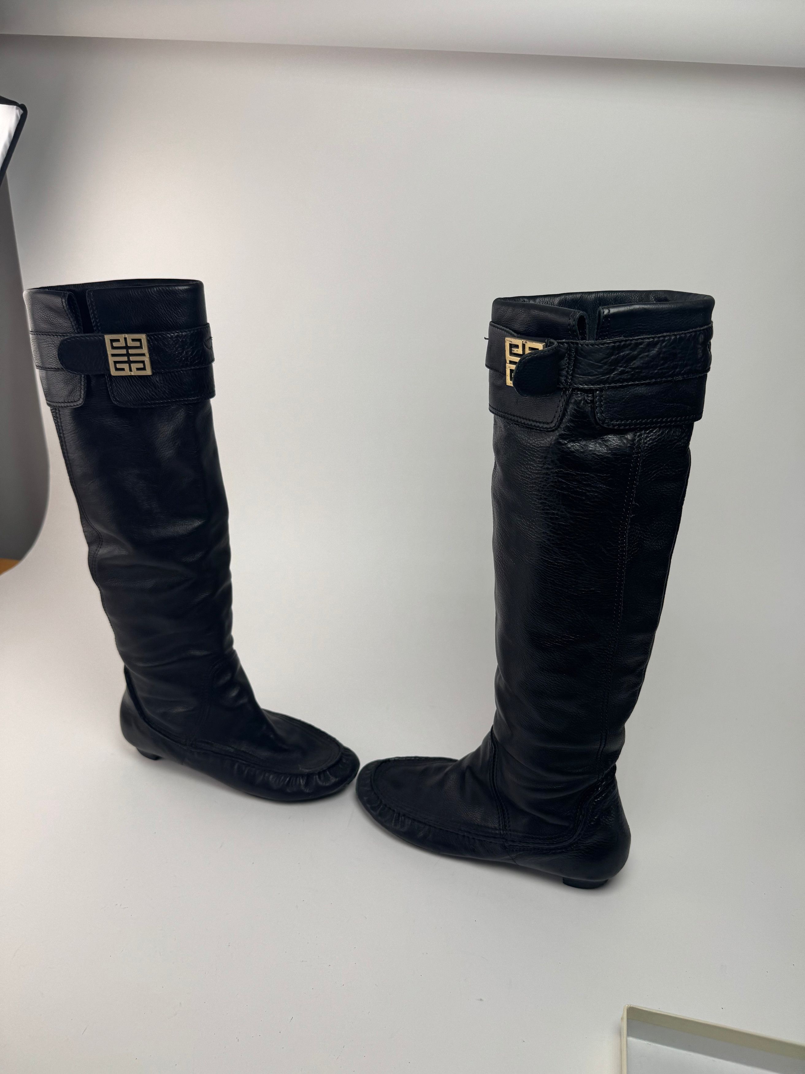 Givenchy Vintage Leather boots black EU38 Size US 7 / IT 37 - 6 Thumbnail
