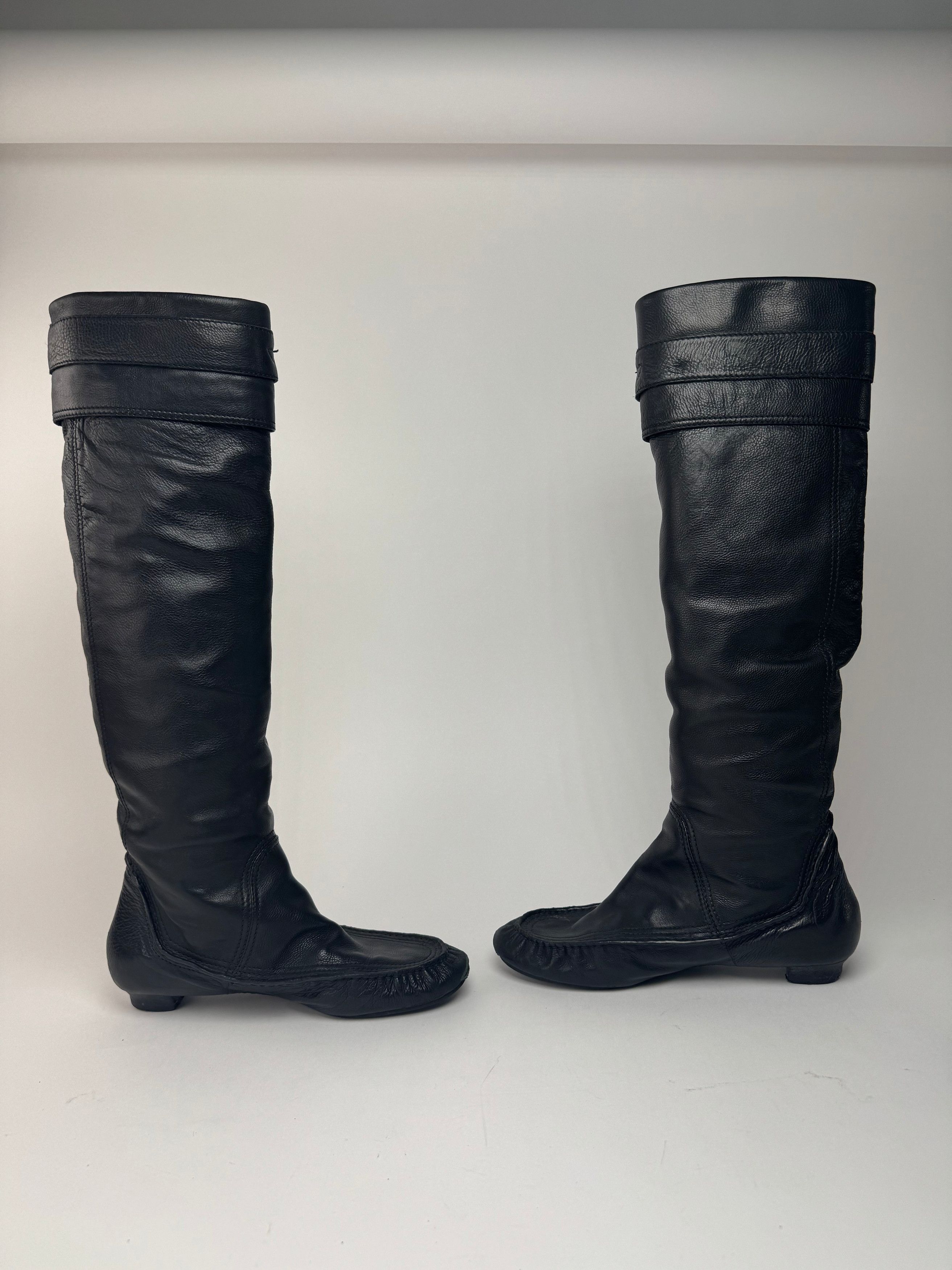 Givenchy Vintage Leather boots black EU38 Size US 7 / IT 37 - 11 Thumbnail