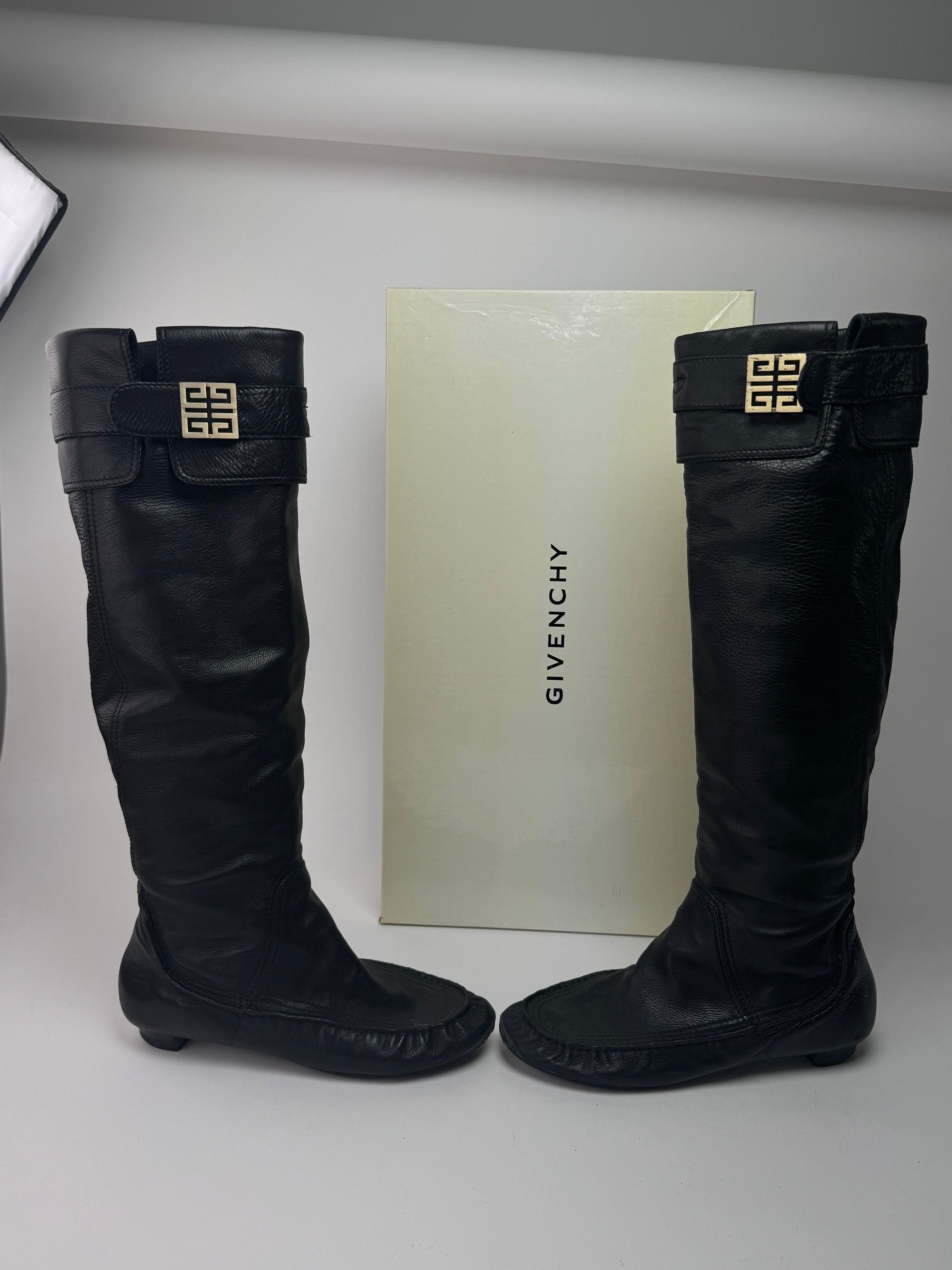 Givenchy Vintage Leather boots black EU38 Size US 7 / IT 37 - 8 Thumbnail