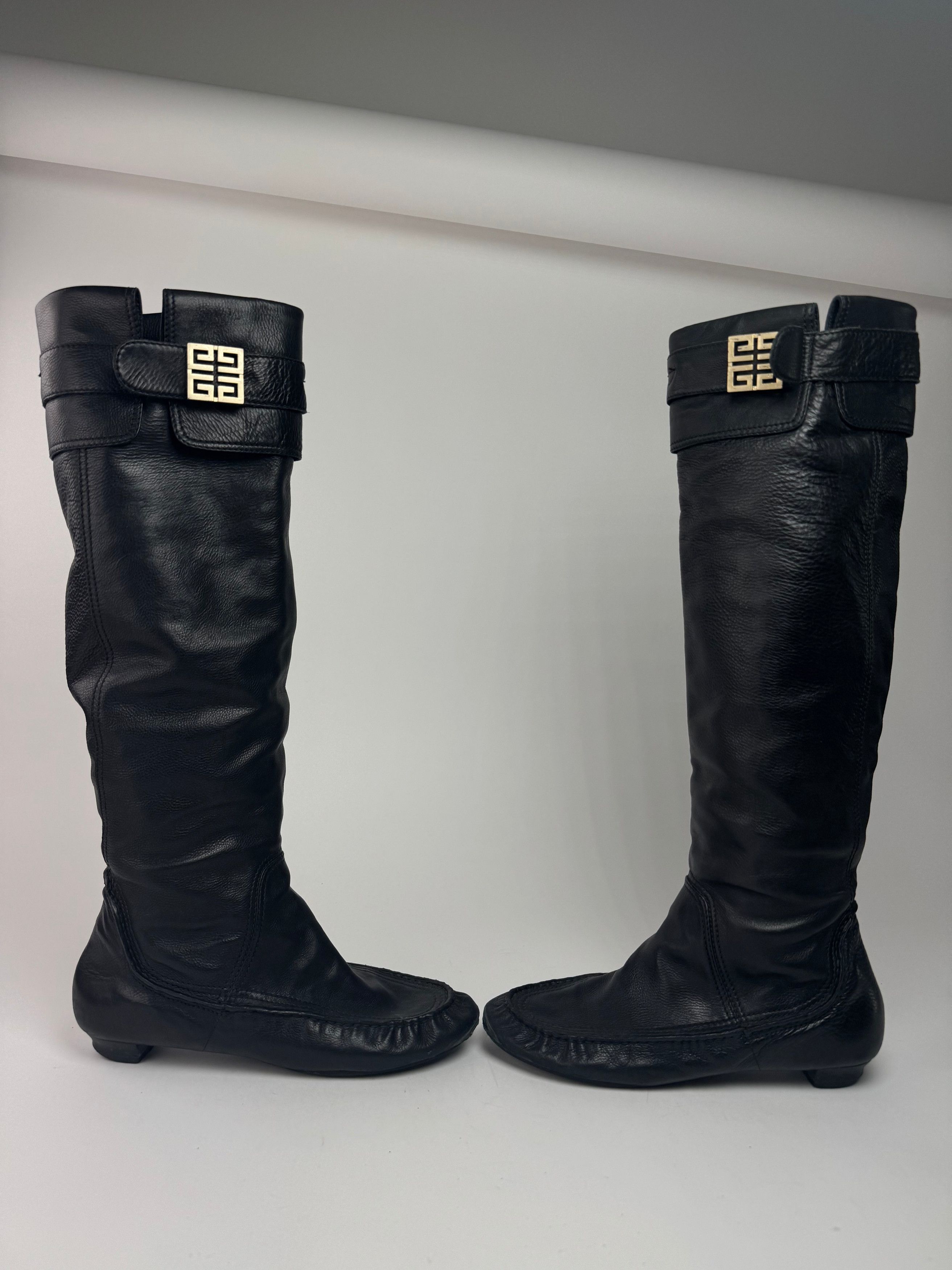 Givenchy Vintage Leather boots black EU38 Size US 7 / IT 37 - 5 Thumbnail