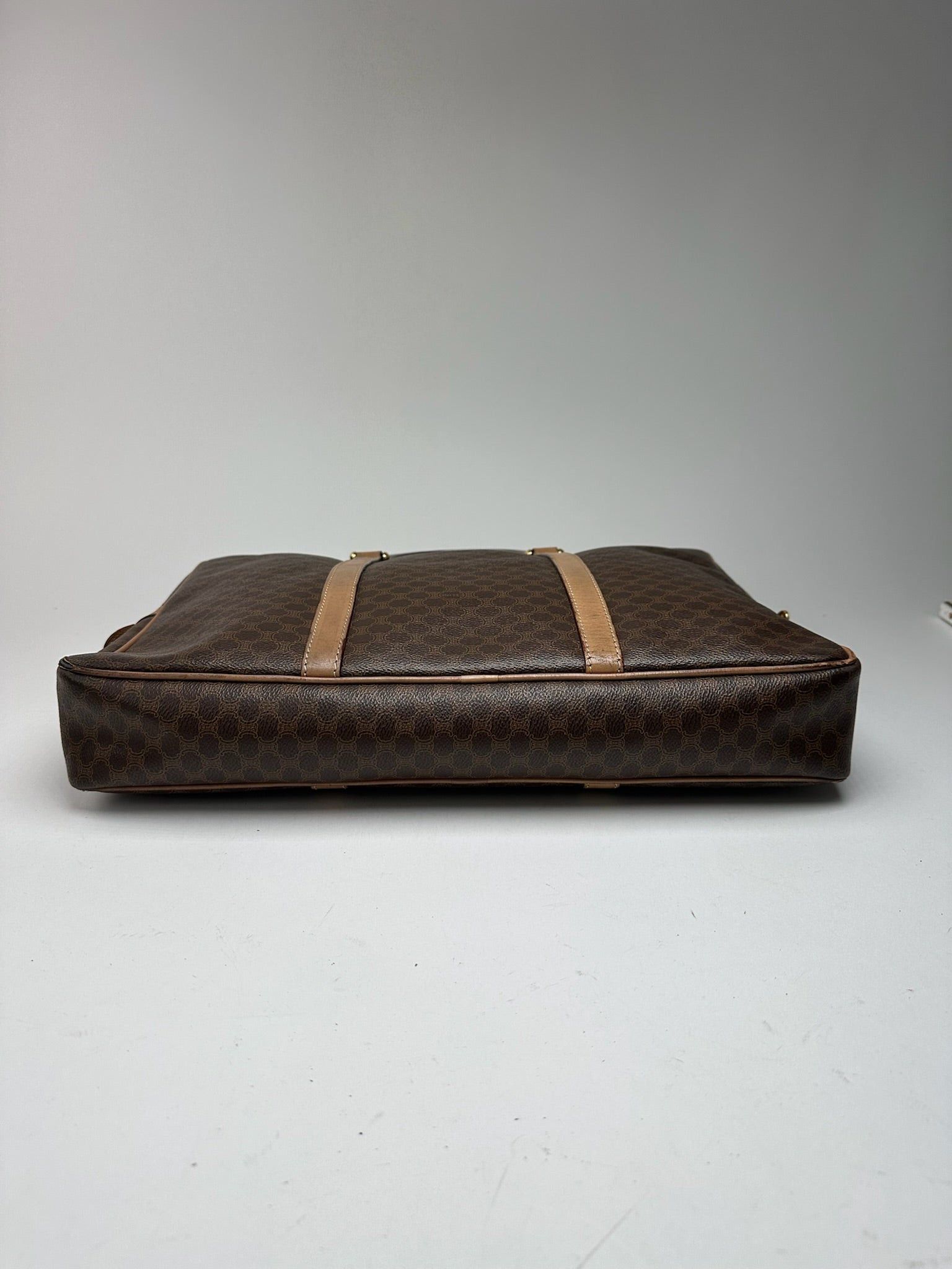 Other Vintage Celine Paris Monogram Leather Suitcase brown Size ONE SIZE - 6 Thumbnail