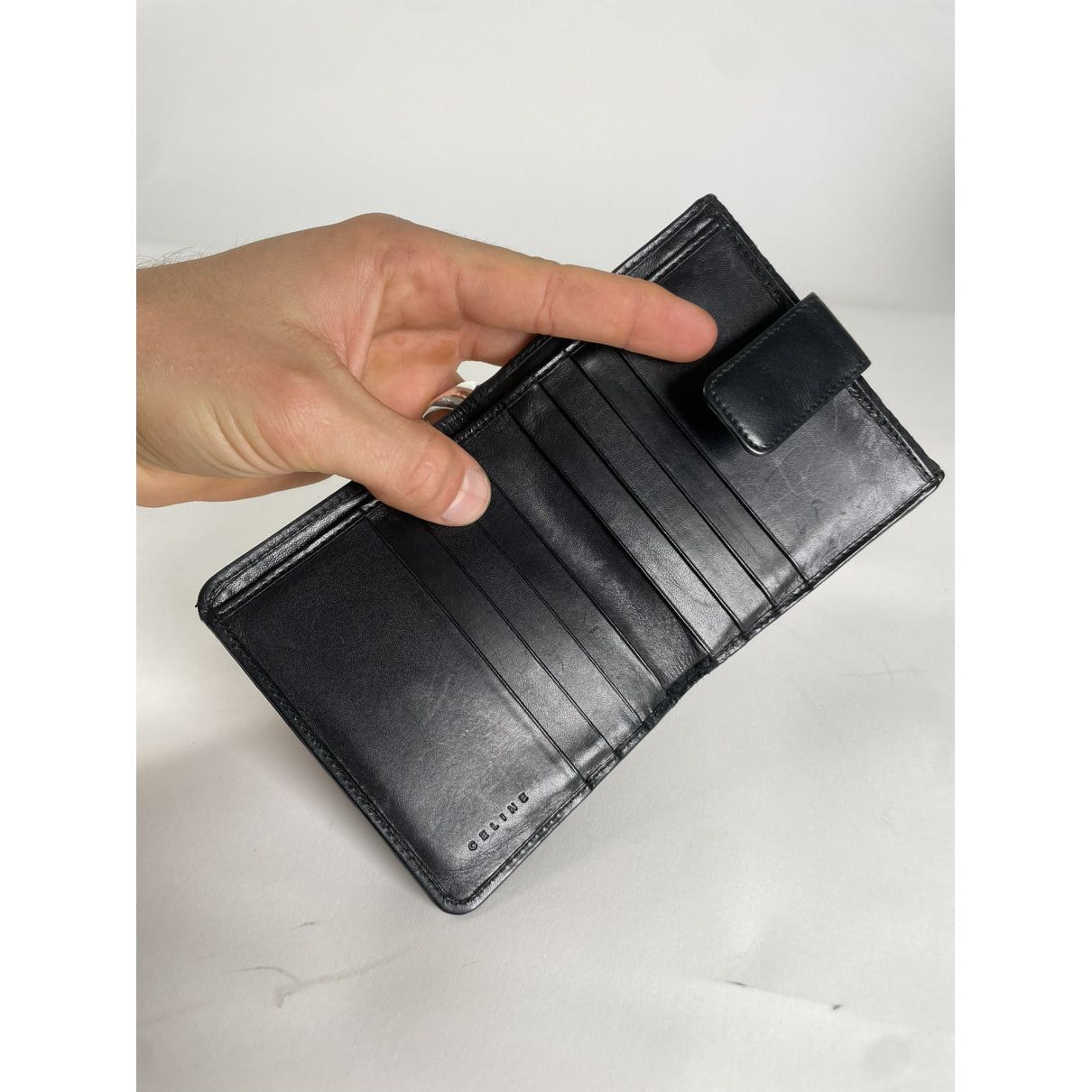 Celine Triomphe Black Leather Wallet Size ONE SIZE - 3 Thumbnail