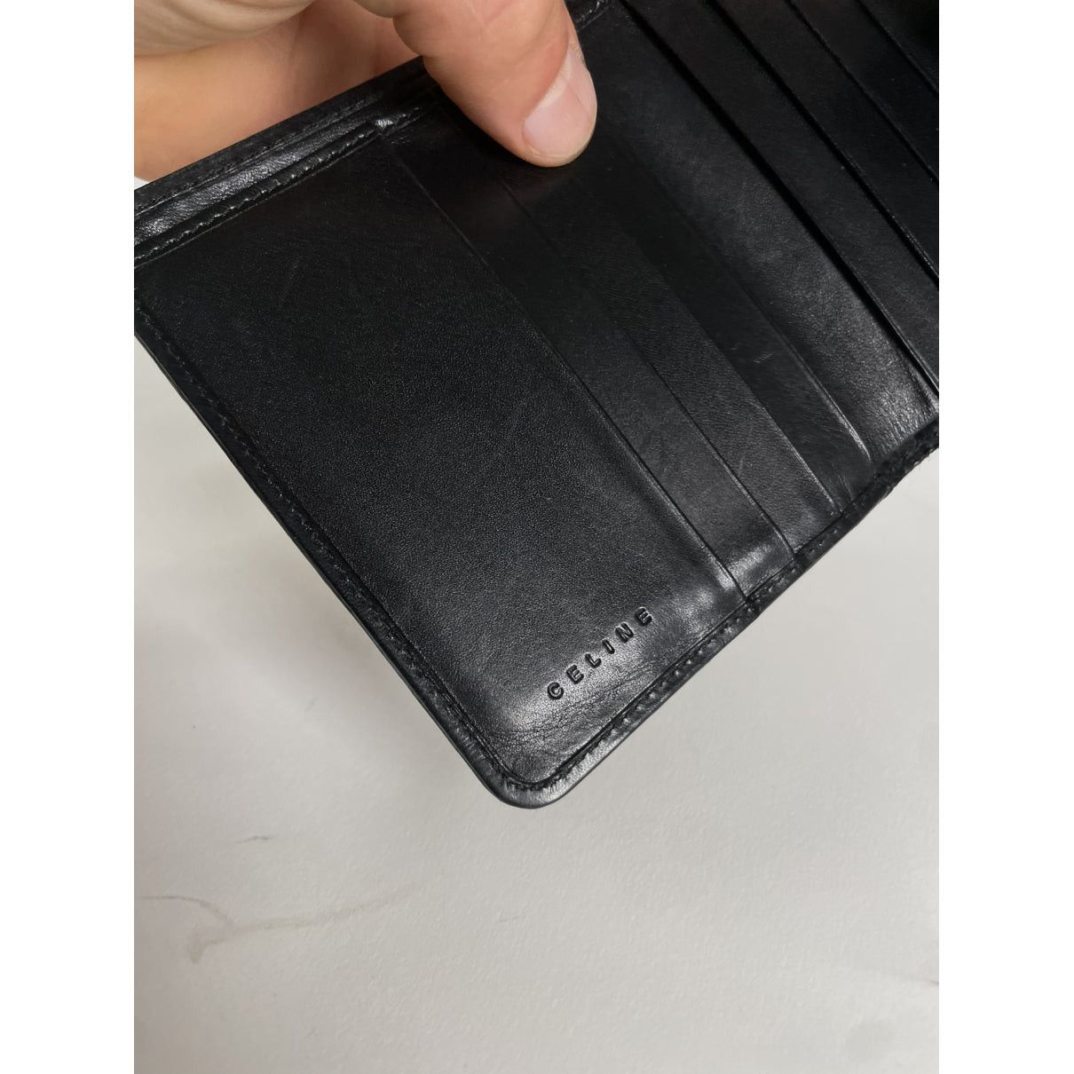 Celine Triomphe Black Leather Wallet Size ONE SIZE - 4 Thumbnail
