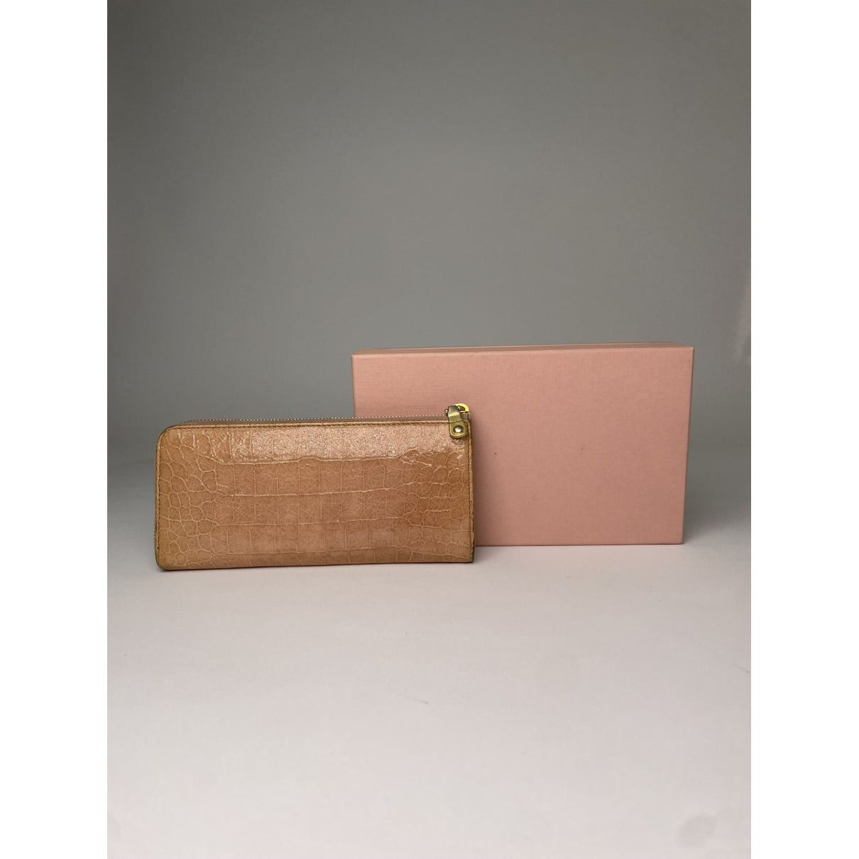 Miu Miu Brown Leather Wallet Size ONE SIZE - 2 Thumbnail