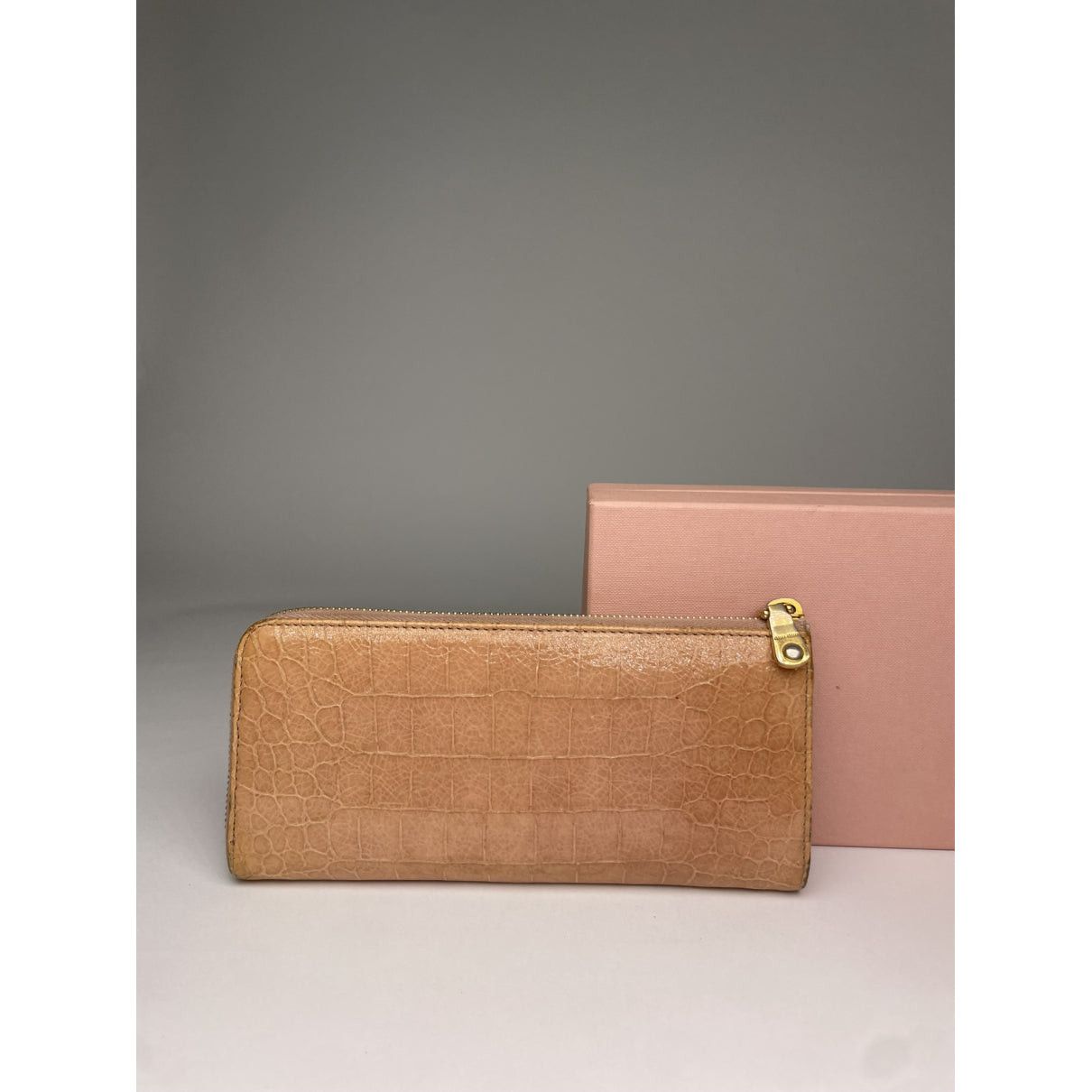 Miu Miu Brown Leather Wallet Size ONE SIZE - 3 Thumbnail