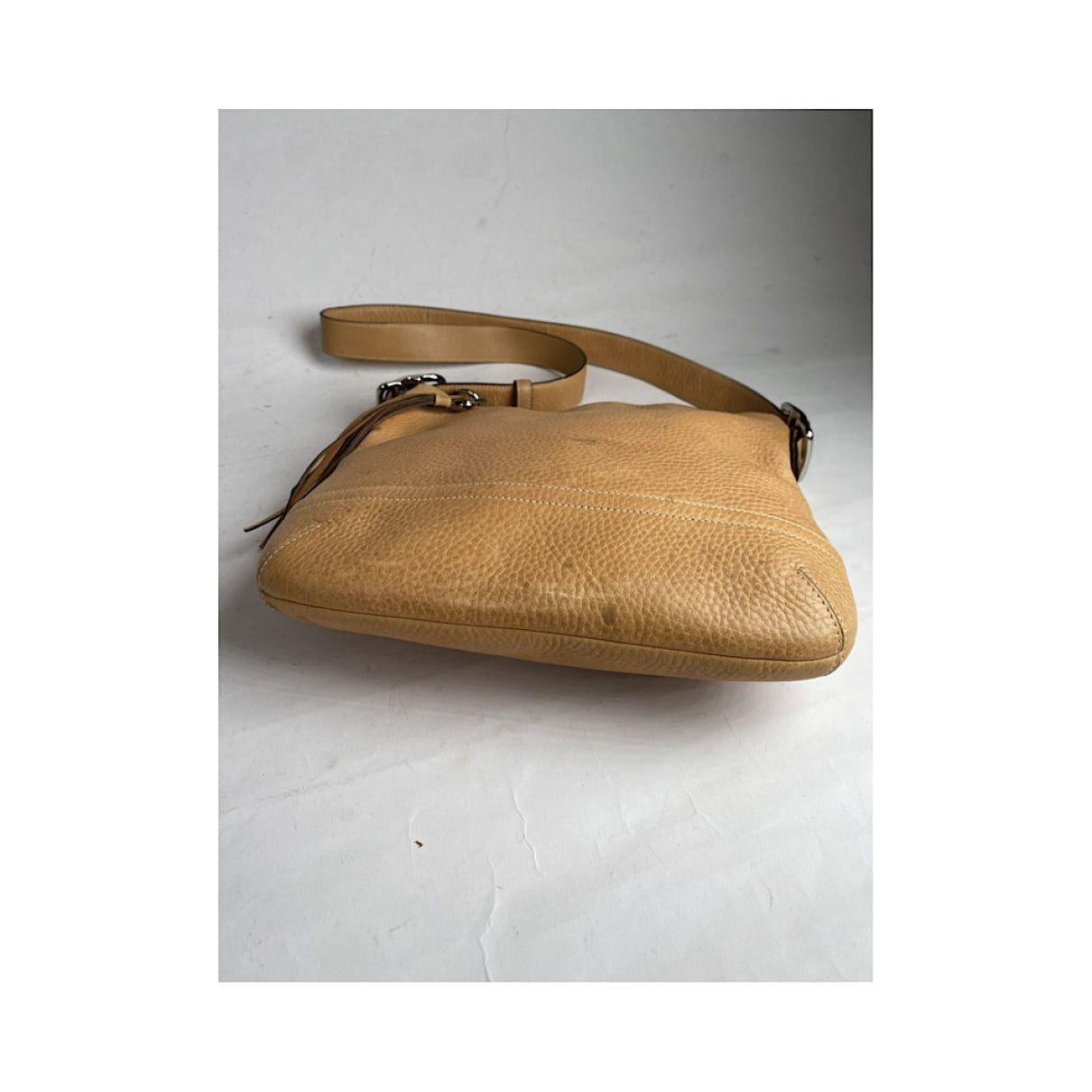 Coach Signature Sufflette Brown Leather Handbag Size ONE SIZE - 4 Thumbnail