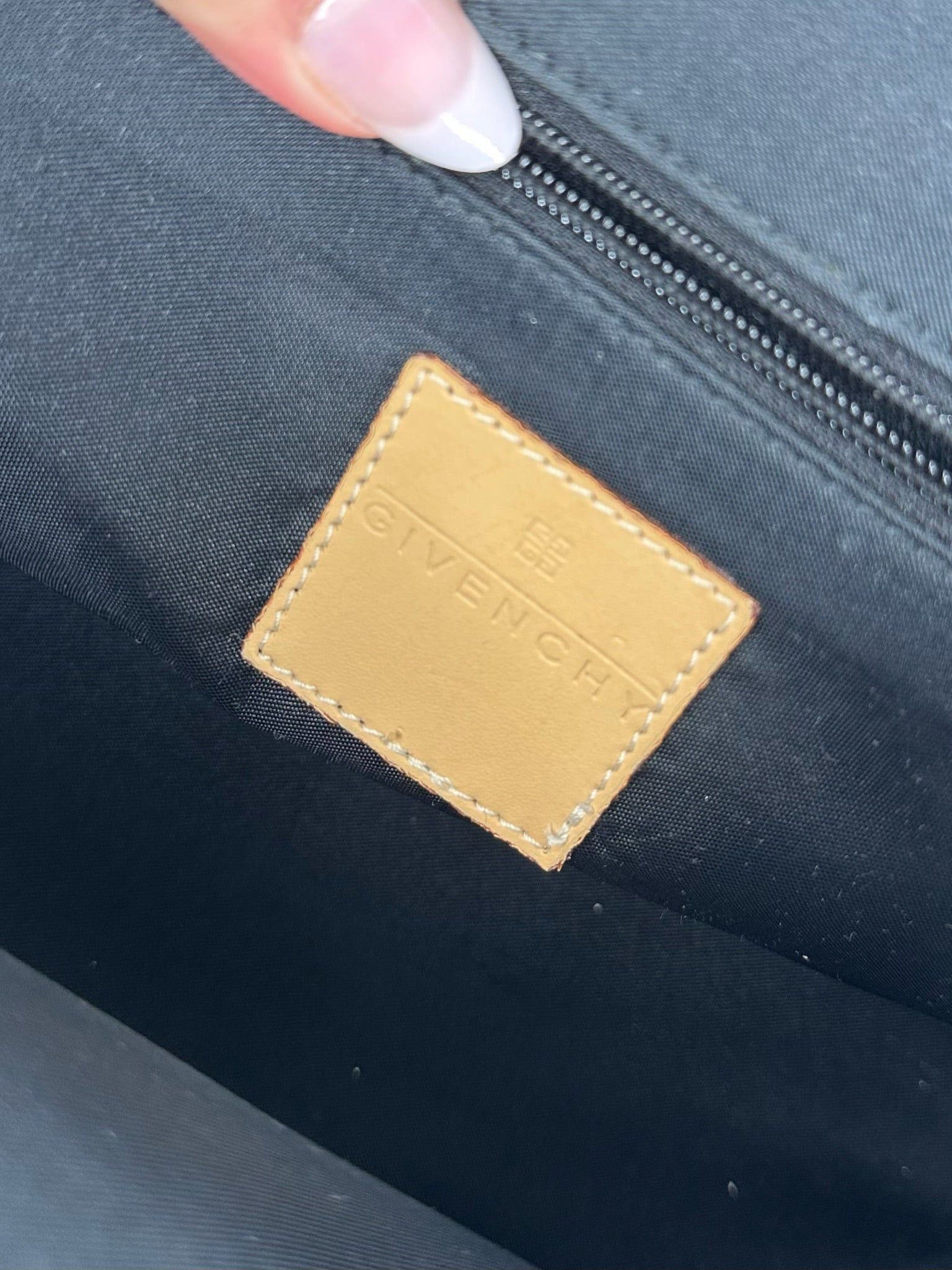 Givenchy Vintage Leather Canvas Monogramm Bag yellow brown Size ONE SIZE - 7 Thumbnail