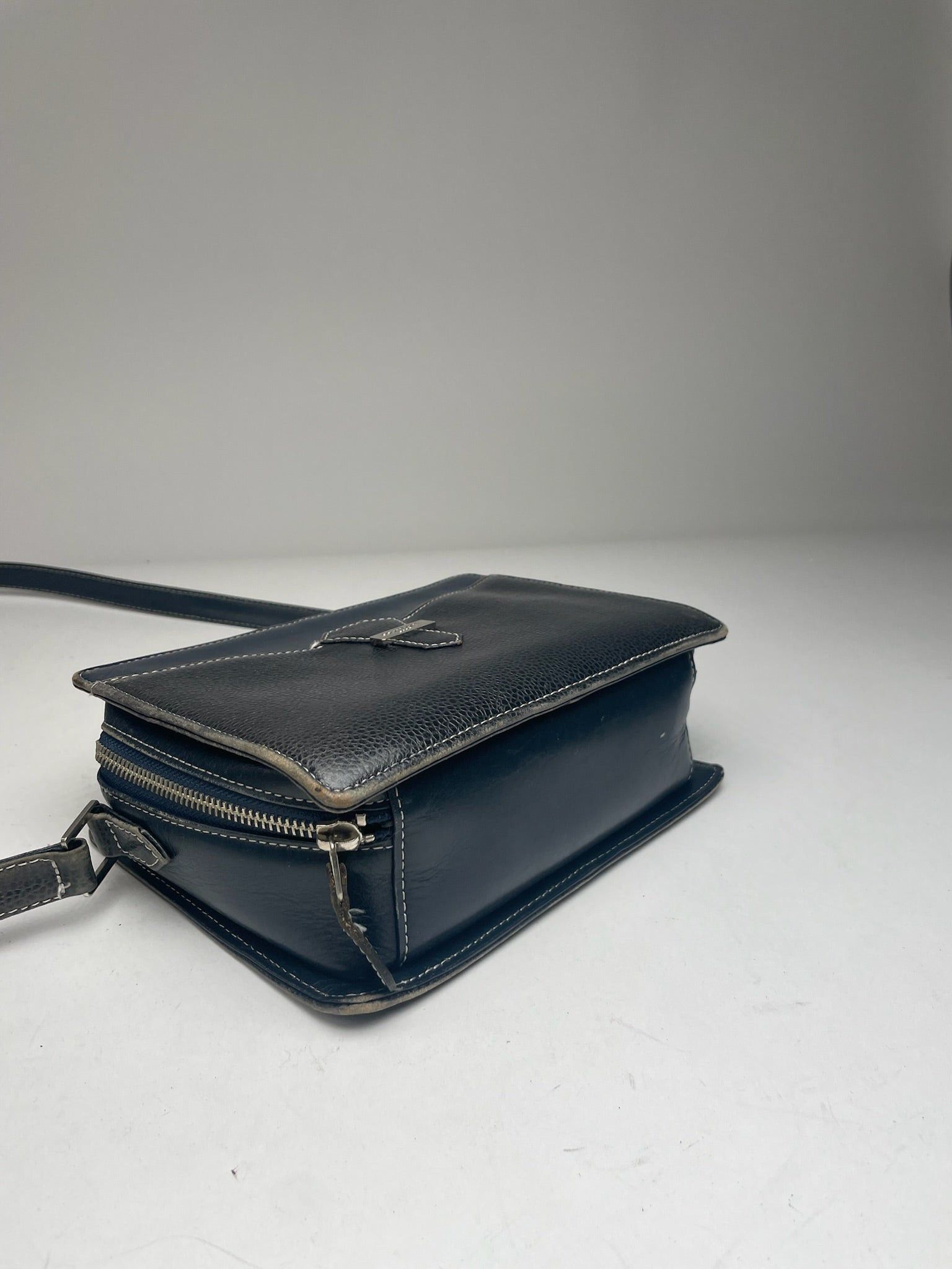 Courreges Vintage Paris Leather Bag Black Size ONE SIZE - 4 Thumbnail