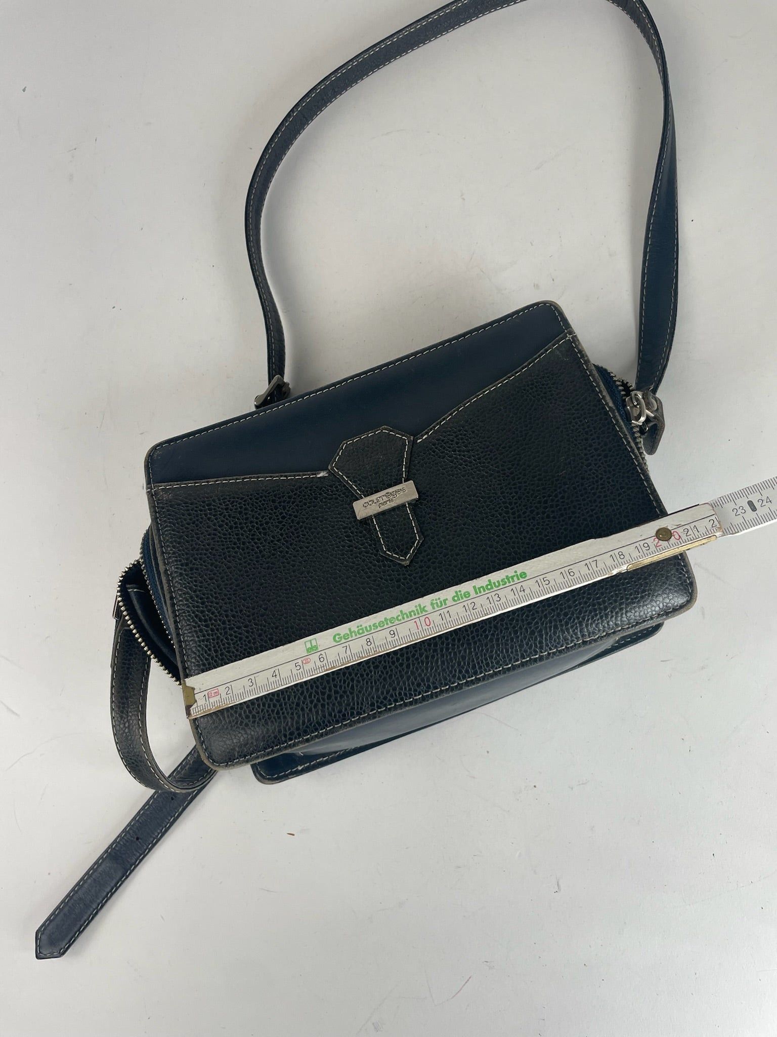 Courreges Vintage Paris Leather Bag Black Size ONE SIZE - 15 Thumbnail