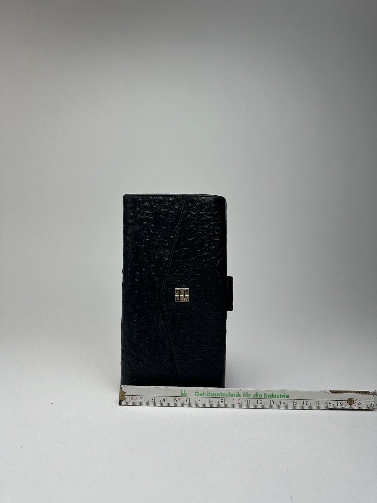 Givenchy Vintage Ostrich leather wallet black Size ONE SIZE - 4 Thumbnail