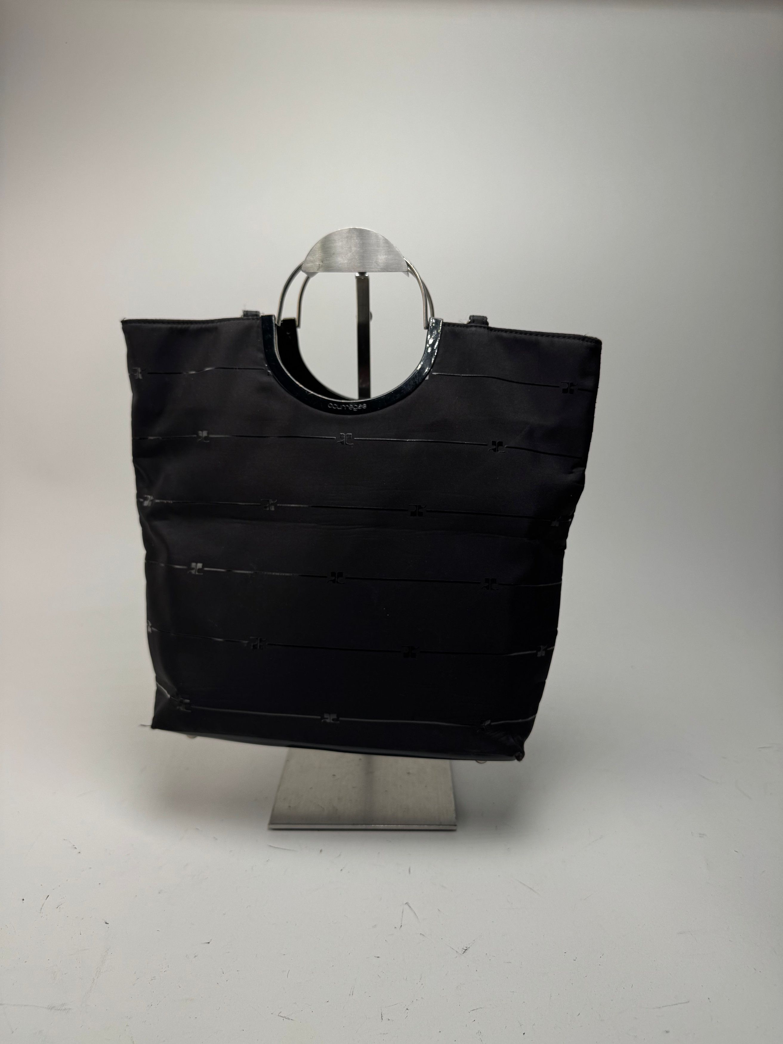 Other Vintage Courreges Monogramm Shopper Black Size ONE SIZE - 15 Thumbnail