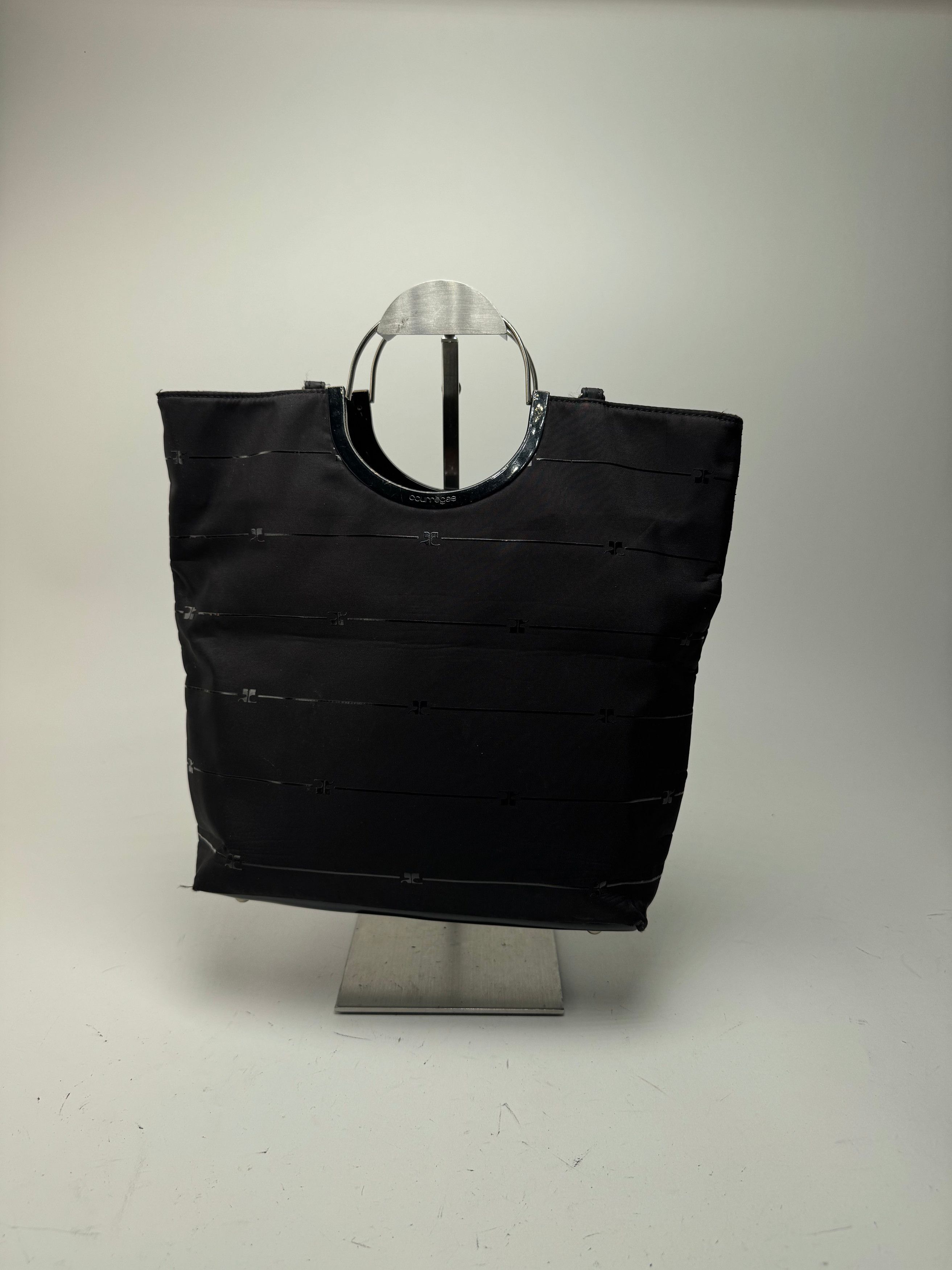 Other Vintage Courreges Monogramm Shopper Black Size ONE SIZE - 9 Thumbnail