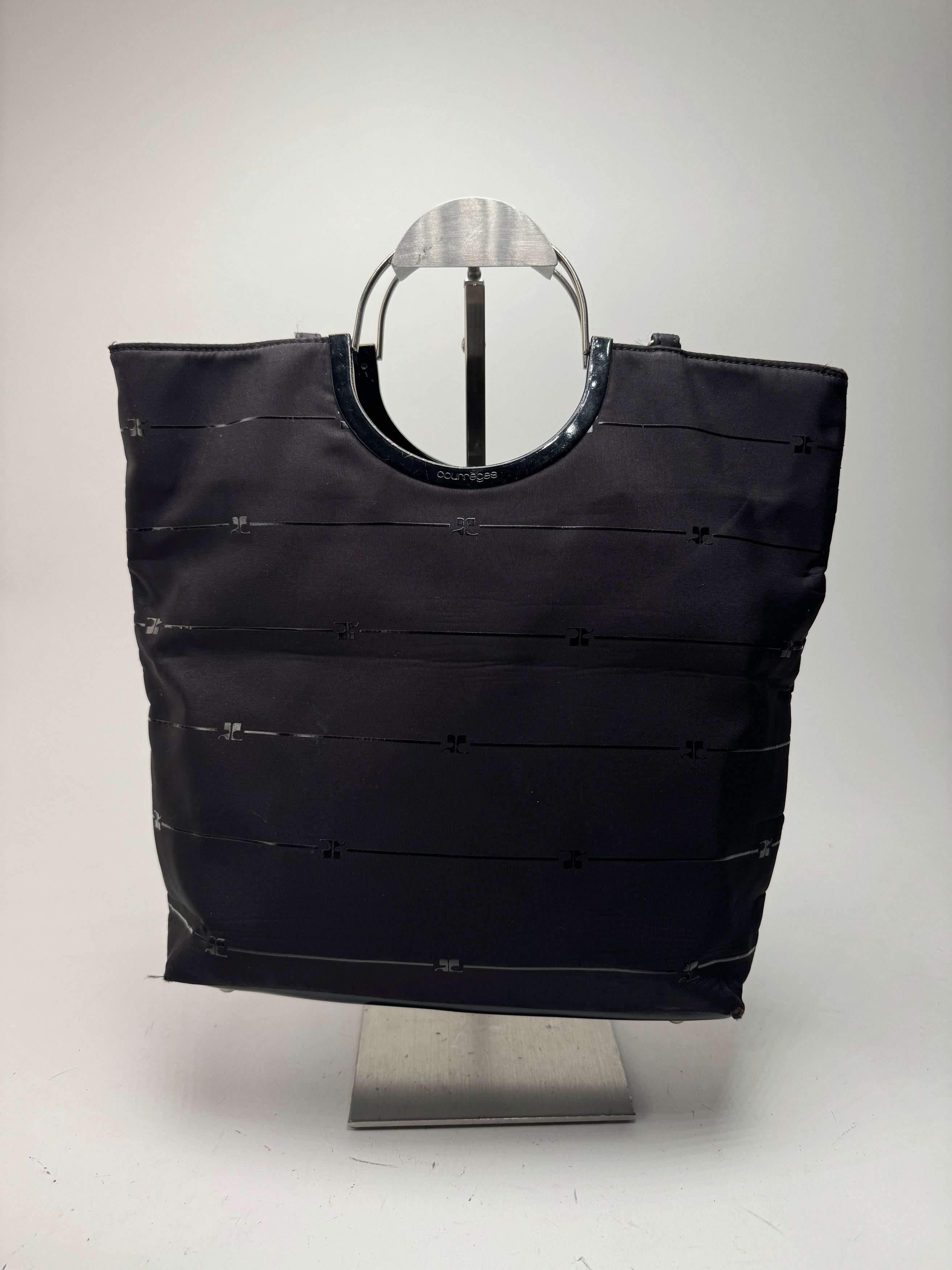 Other Vintage Courreges Monogramm Shopper Black Size ONE SIZE - 5 Thumbnail
