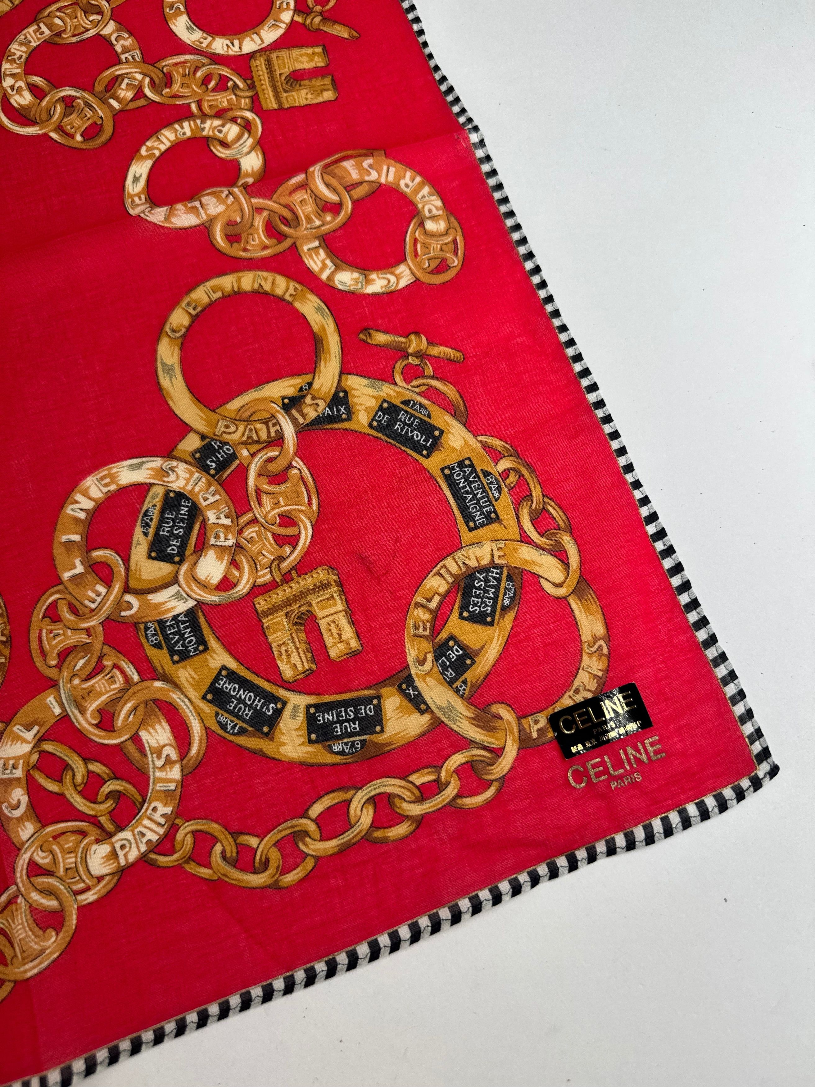 Celine Vintage Scarf Size ONE SIZE - 2 Thumbnail