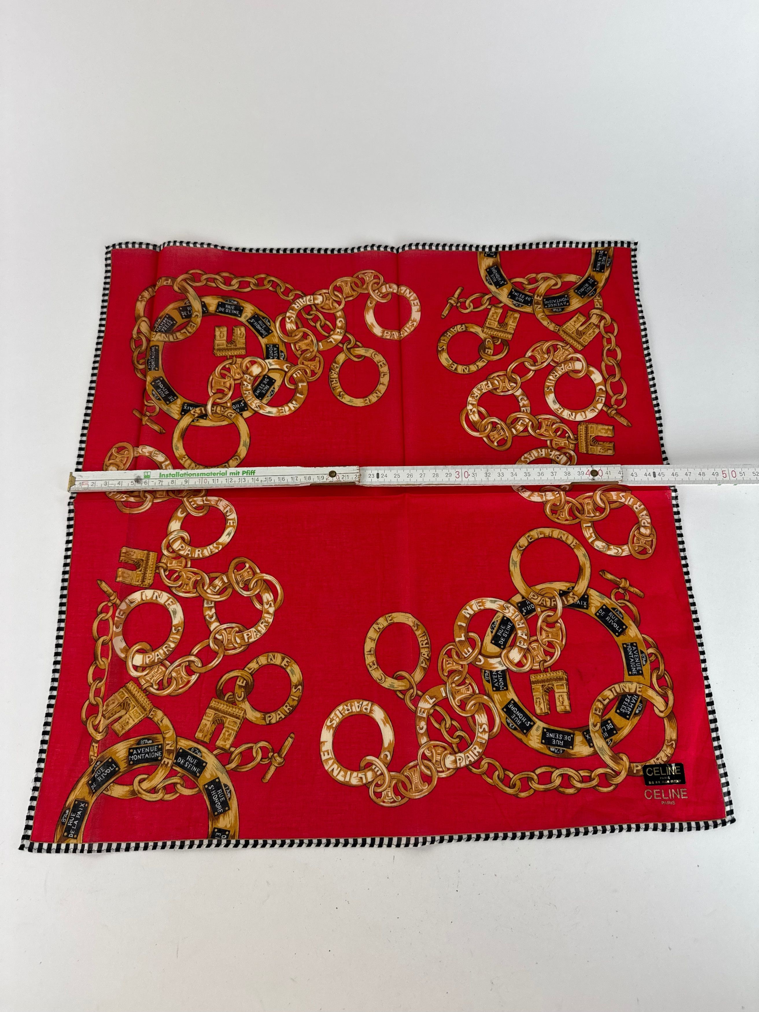 Celine Vintage Scarf Size ONE SIZE - 5 Thumbnail