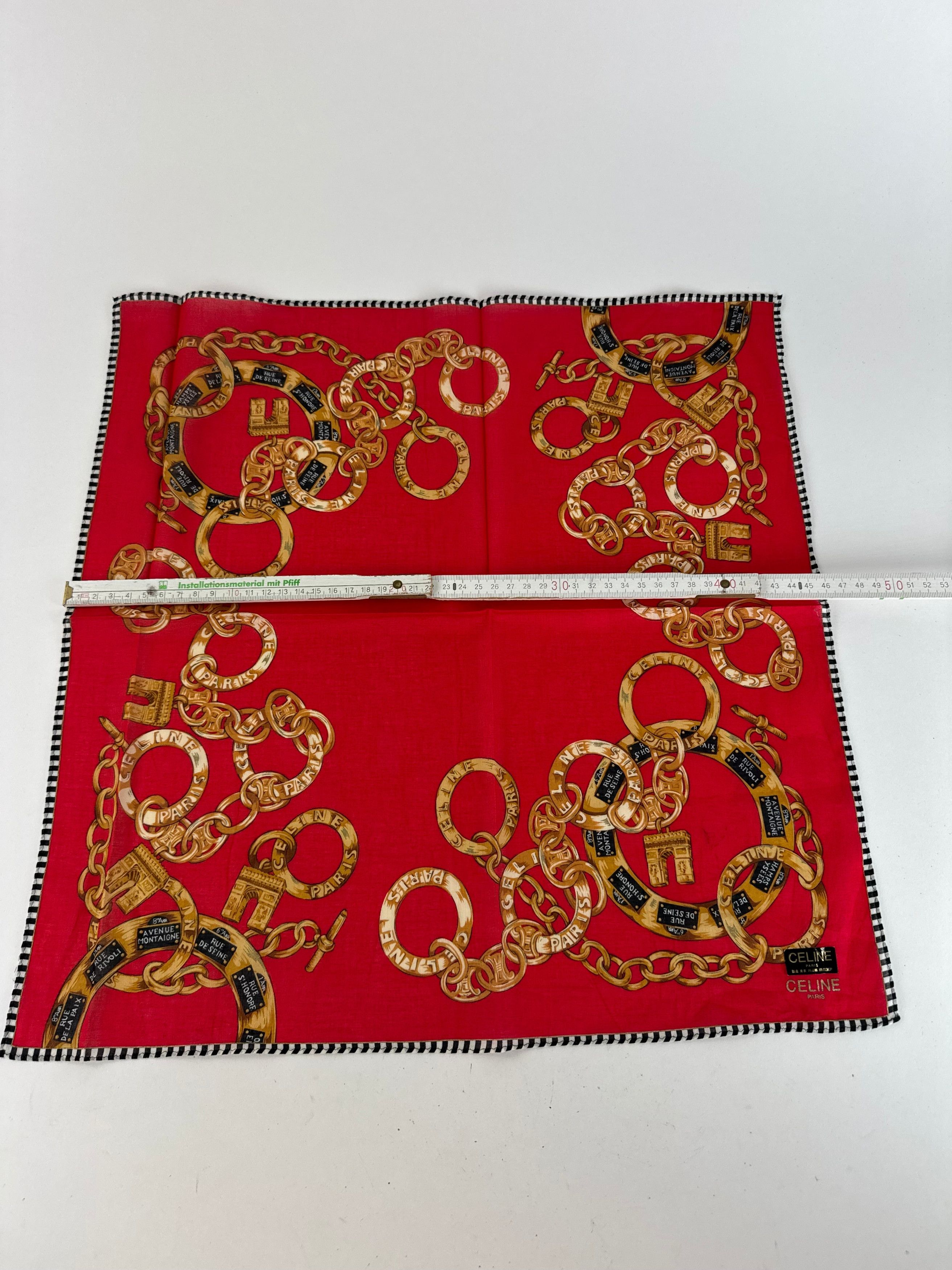 Celine Vintage Scarf Size ONE SIZE - 8 Thumbnail