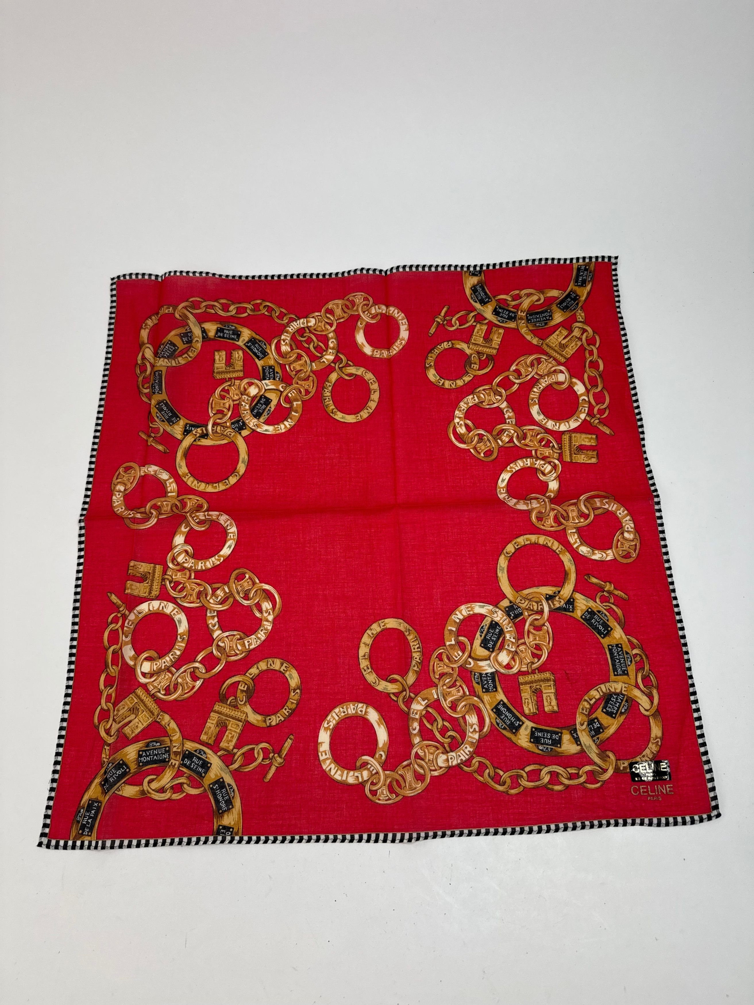 Celine Vintage Scarf Size ONE SIZE - 3 Thumbnail