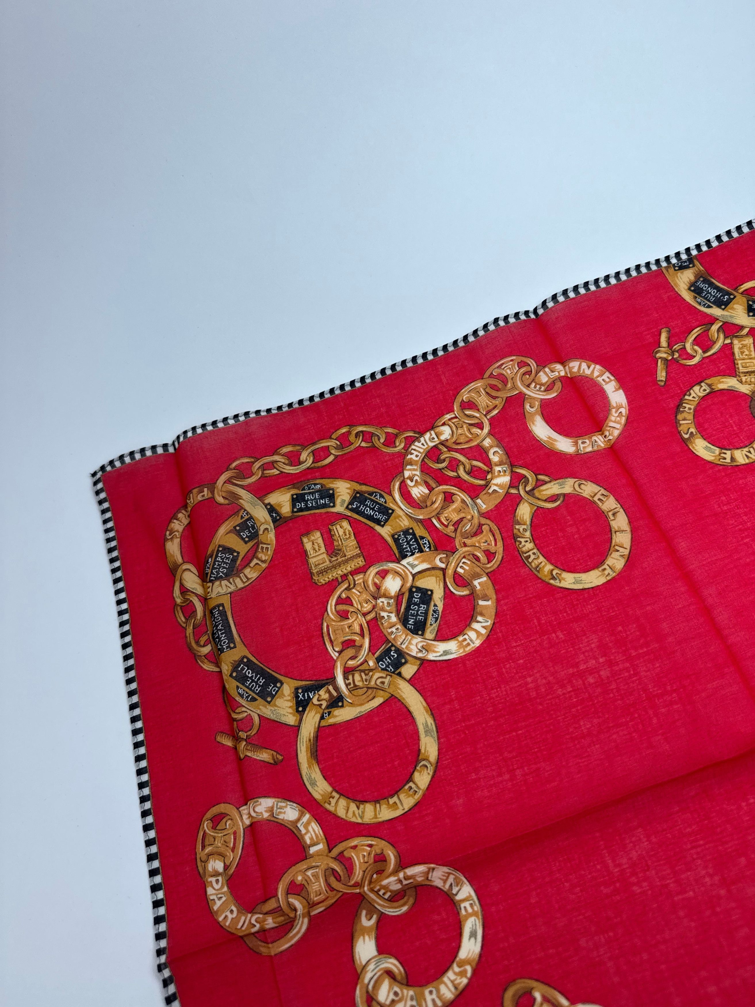 Celine Vintage Scarf Size ONE SIZE - 6 Thumbnail