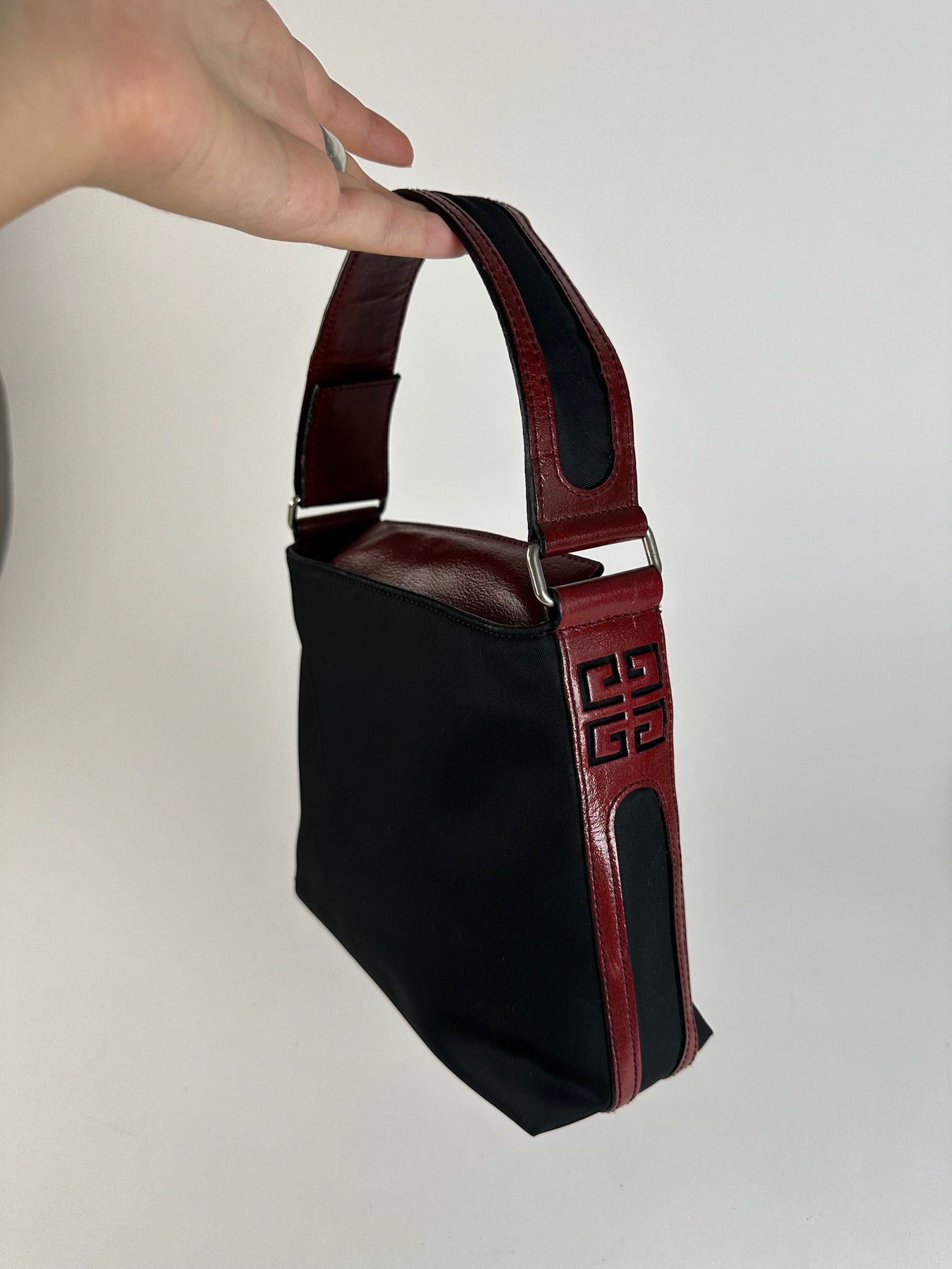Givenchy Vintage Handbag Black red Size ONE SIZE - 6 Thumbnail