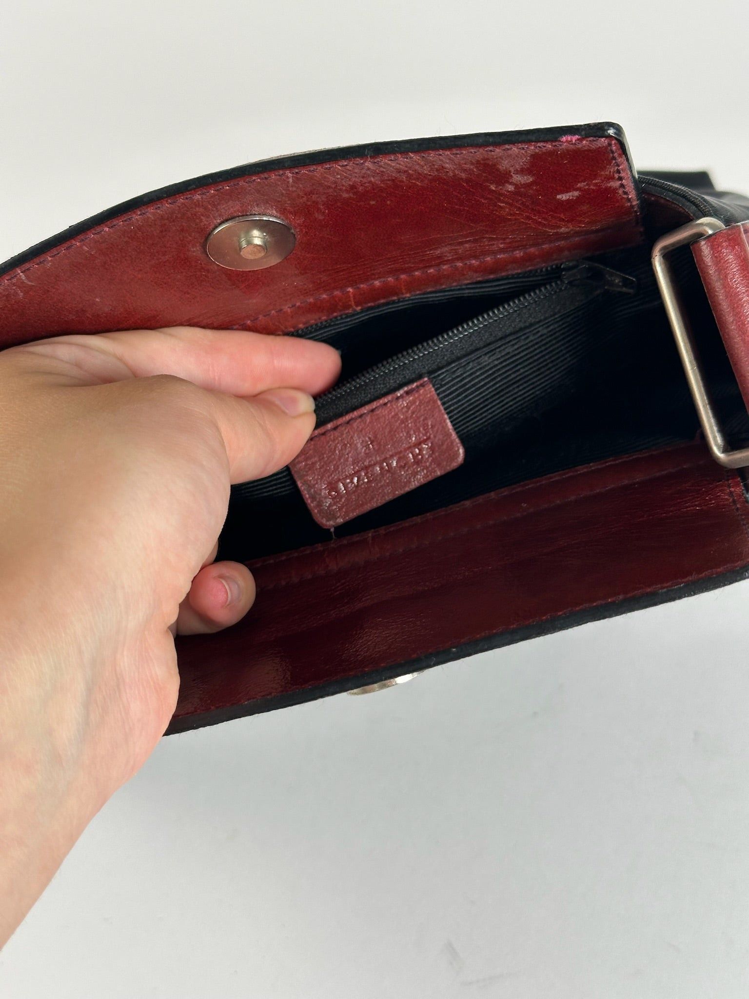 Givenchy Vintage Handbag Black red Size ONE SIZE - 3 Thumbnail