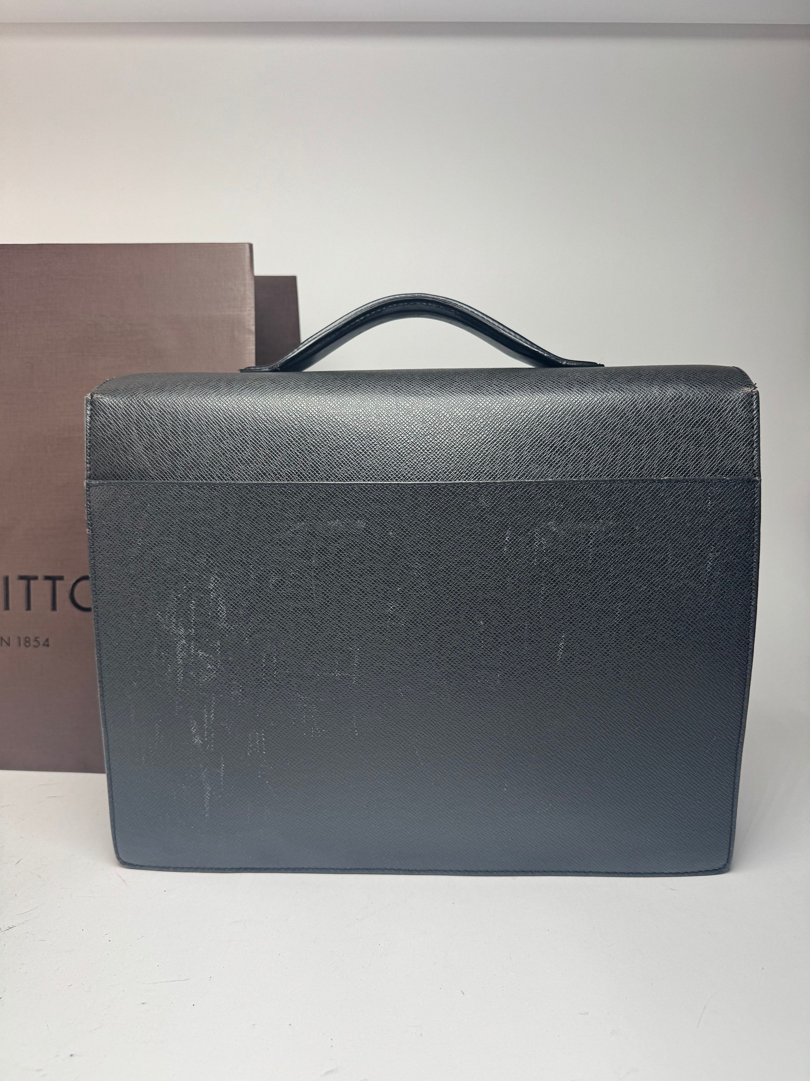 Louis Vuitton Vintage Leather Briefcase Black Size ONE SIZE - 15 Thumbnail
