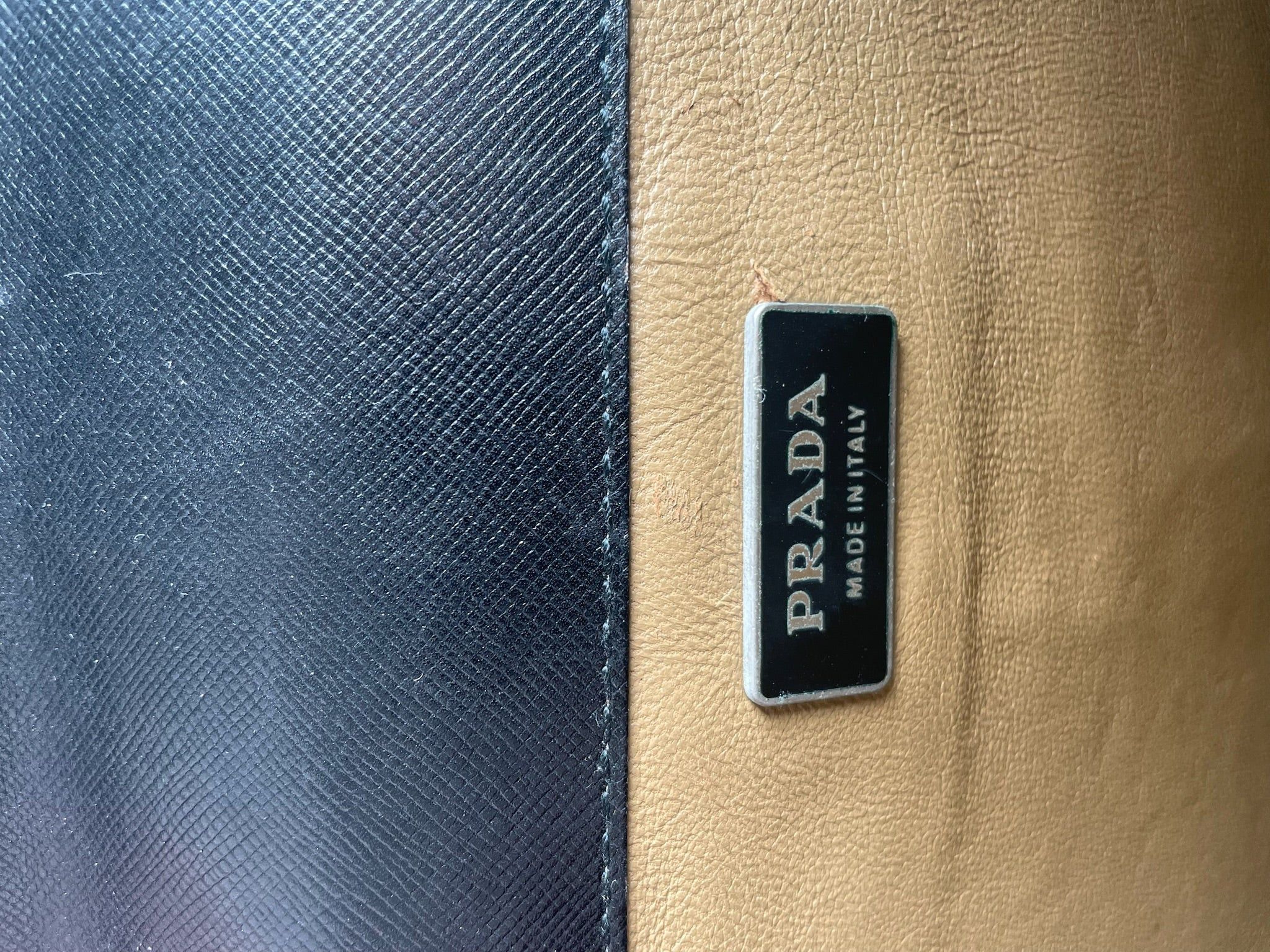 Prada Vintage Leather Briefcase Black Size ONE SIZE - 5 Thumbnail