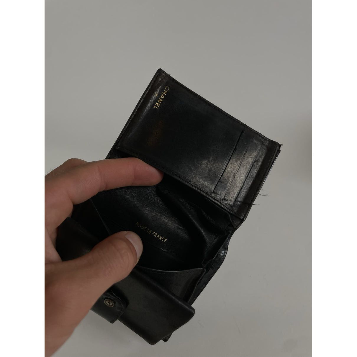 Chanel Timeless/Classique Black Patent Leather Wallet Size ONE SIZE - 4 Thumbnail
