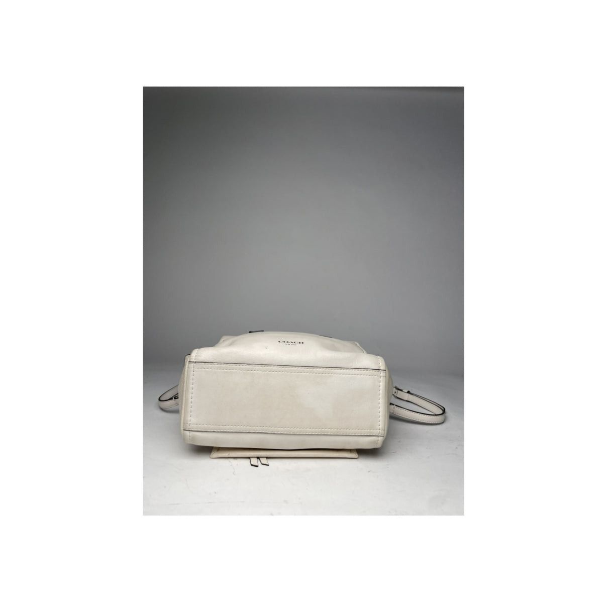 Coach Large Scout Hobo White Leather Handbag Size ONE SIZE - 5 Thumbnail