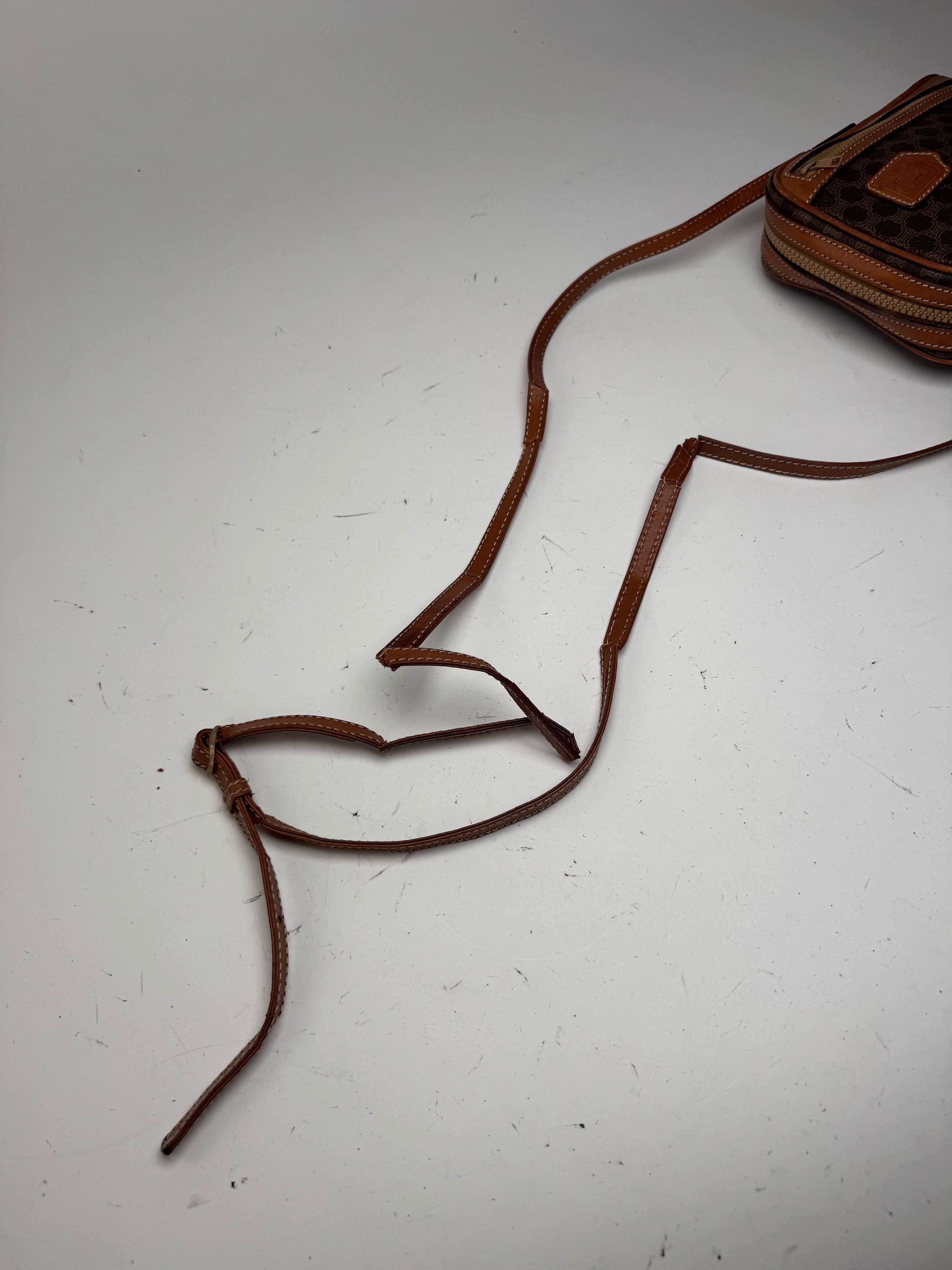 Celine Vintage Triomphe Monogramm Bag Brown Size ONE SIZE - 7 Thumbnail