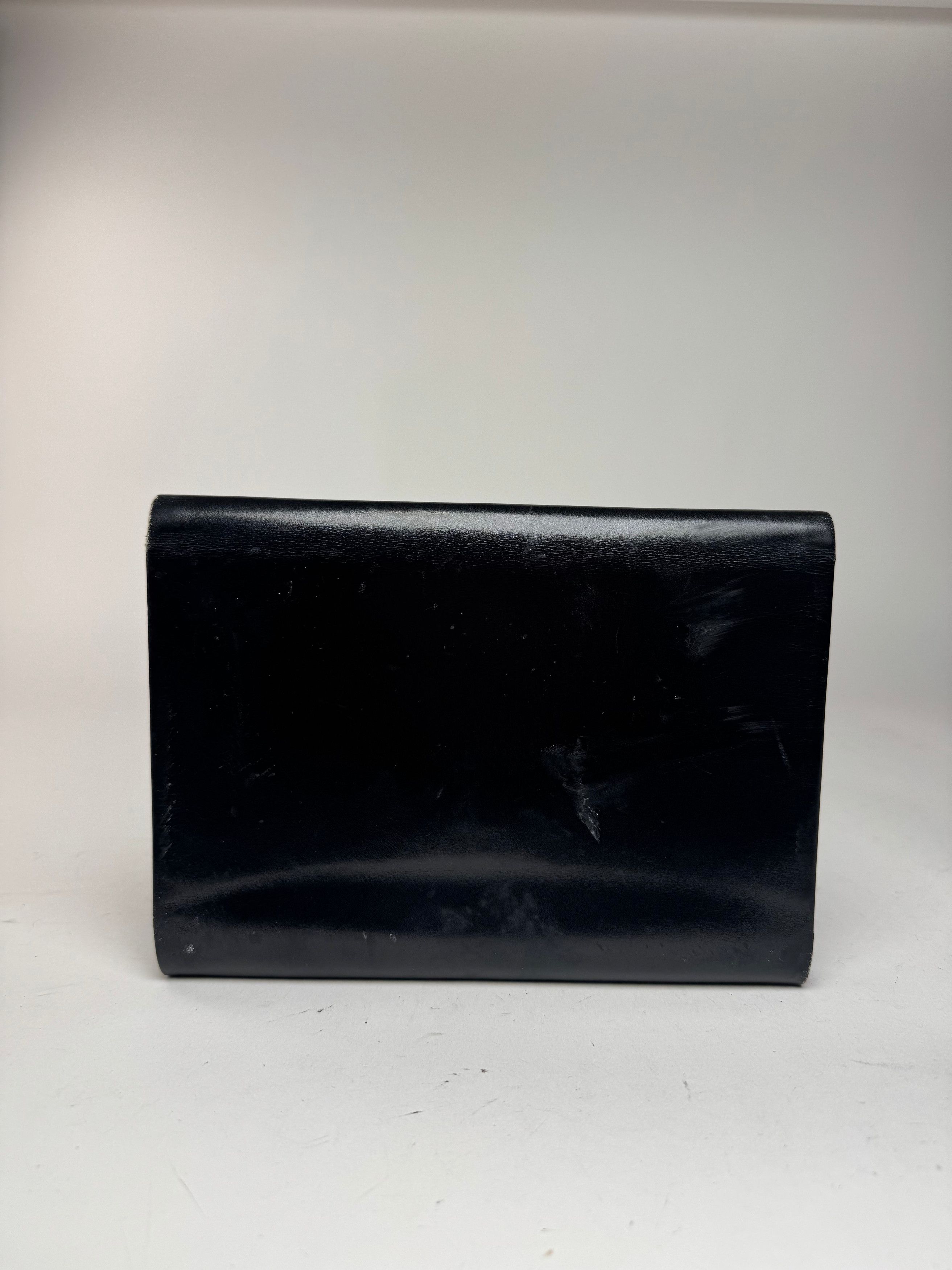 Dior Vintage Leather Clutch Black Size ONE SIZE - 2 Thumbnail