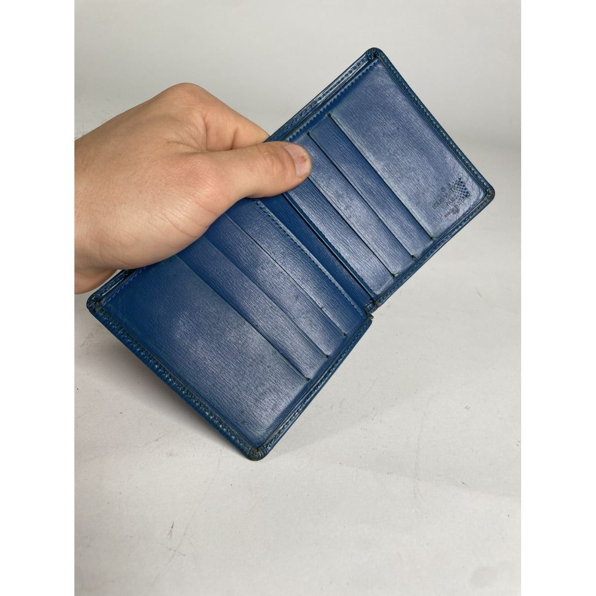 Louis Vuitton New Wave Blue Leather Purse Size ONE SIZE - 3 Thumbnail