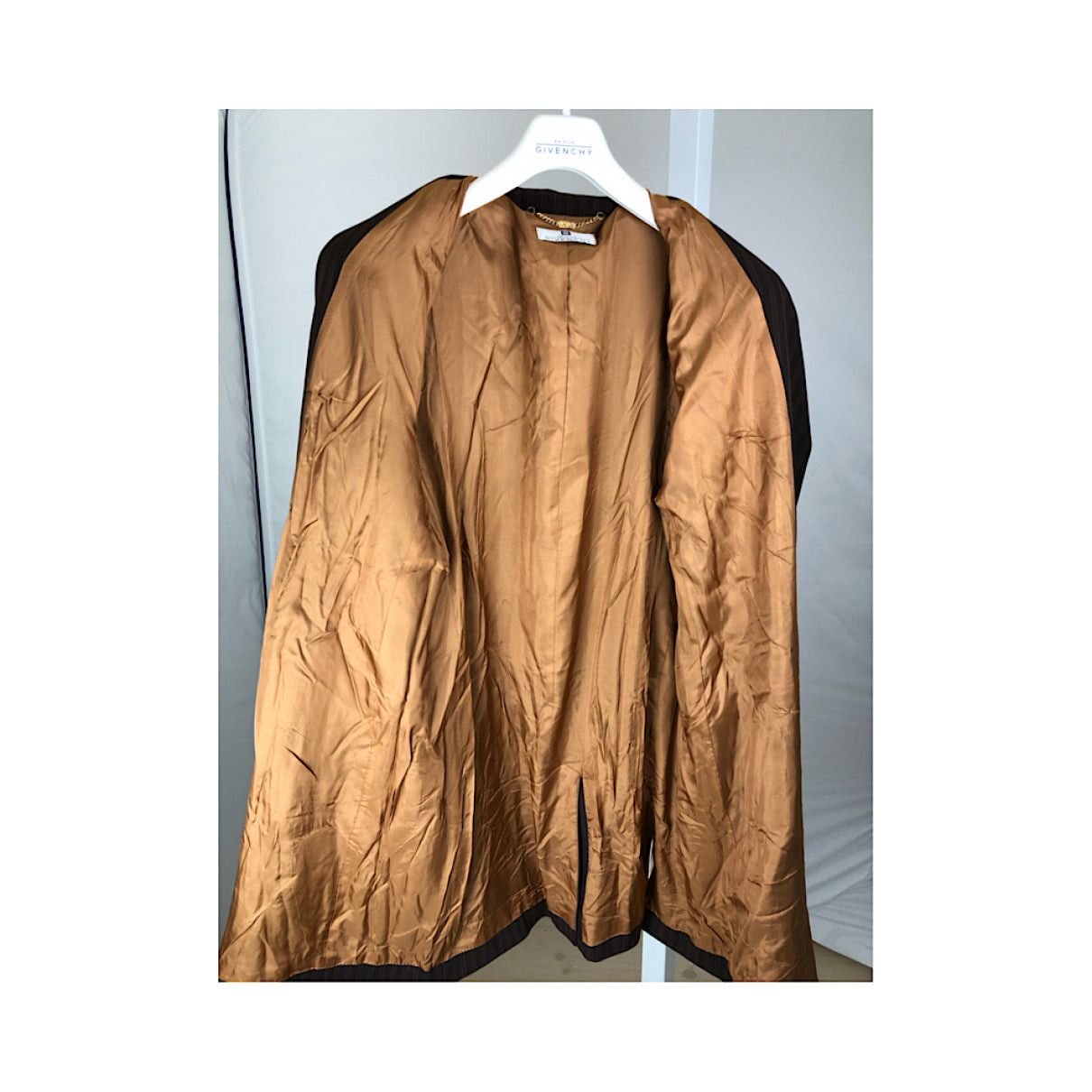 Givenchy Brown Wool Trench Coat Size XL / US 12-14 / IT 48-50 - 2 Thumbnail