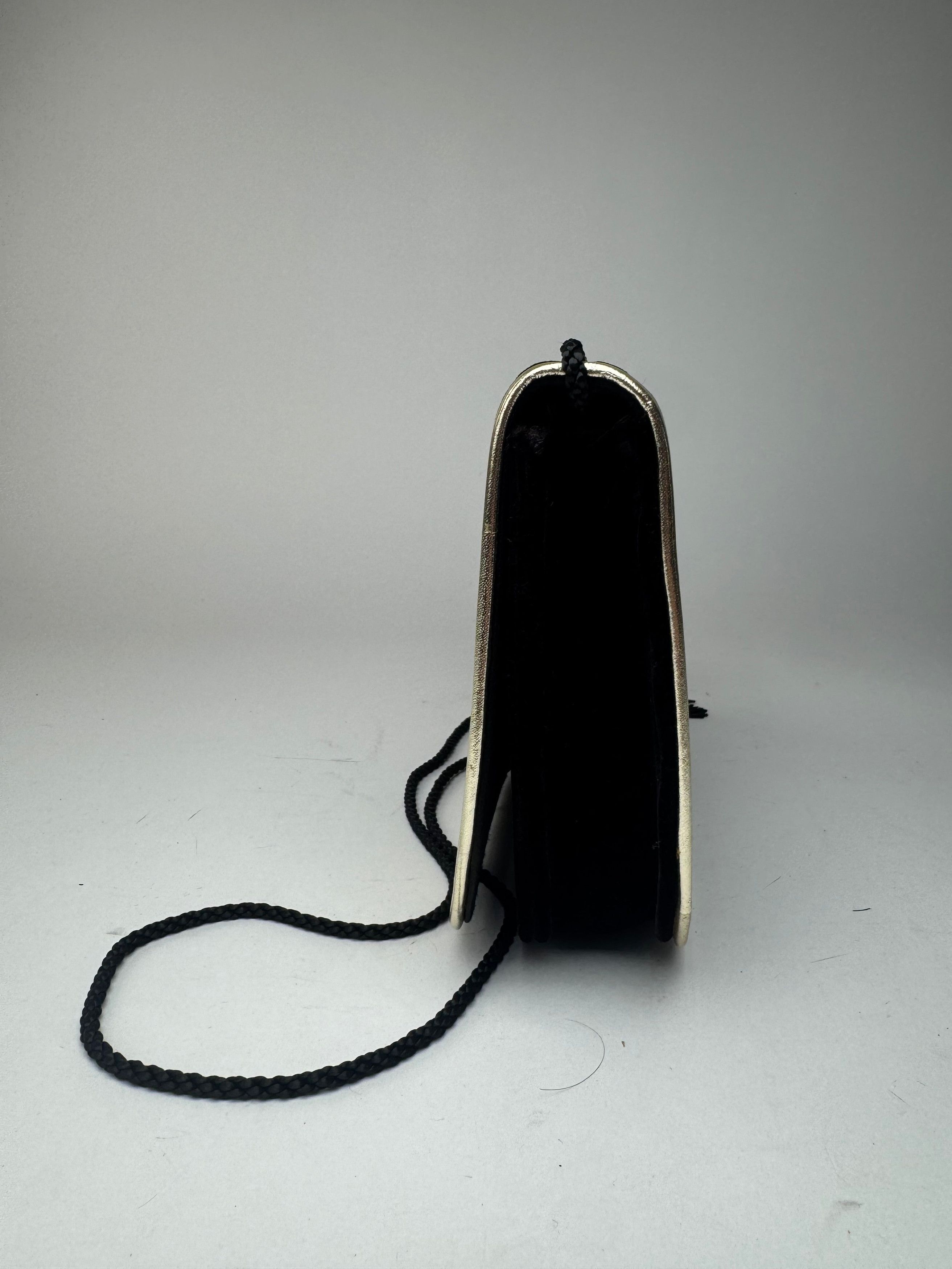 Other Vintage Yves Saint Laurent Samt bag black Size ONE SIZE - 4 Thumbnail