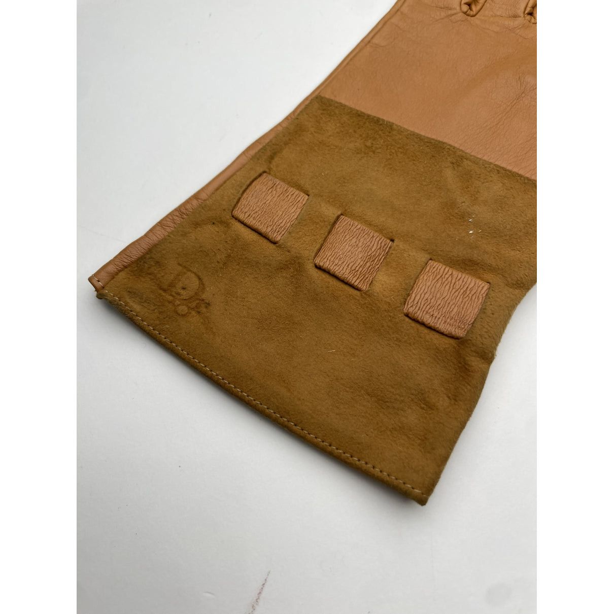 Dior Brown Leather Glove Size ONE SIZE - 2 Thumbnail