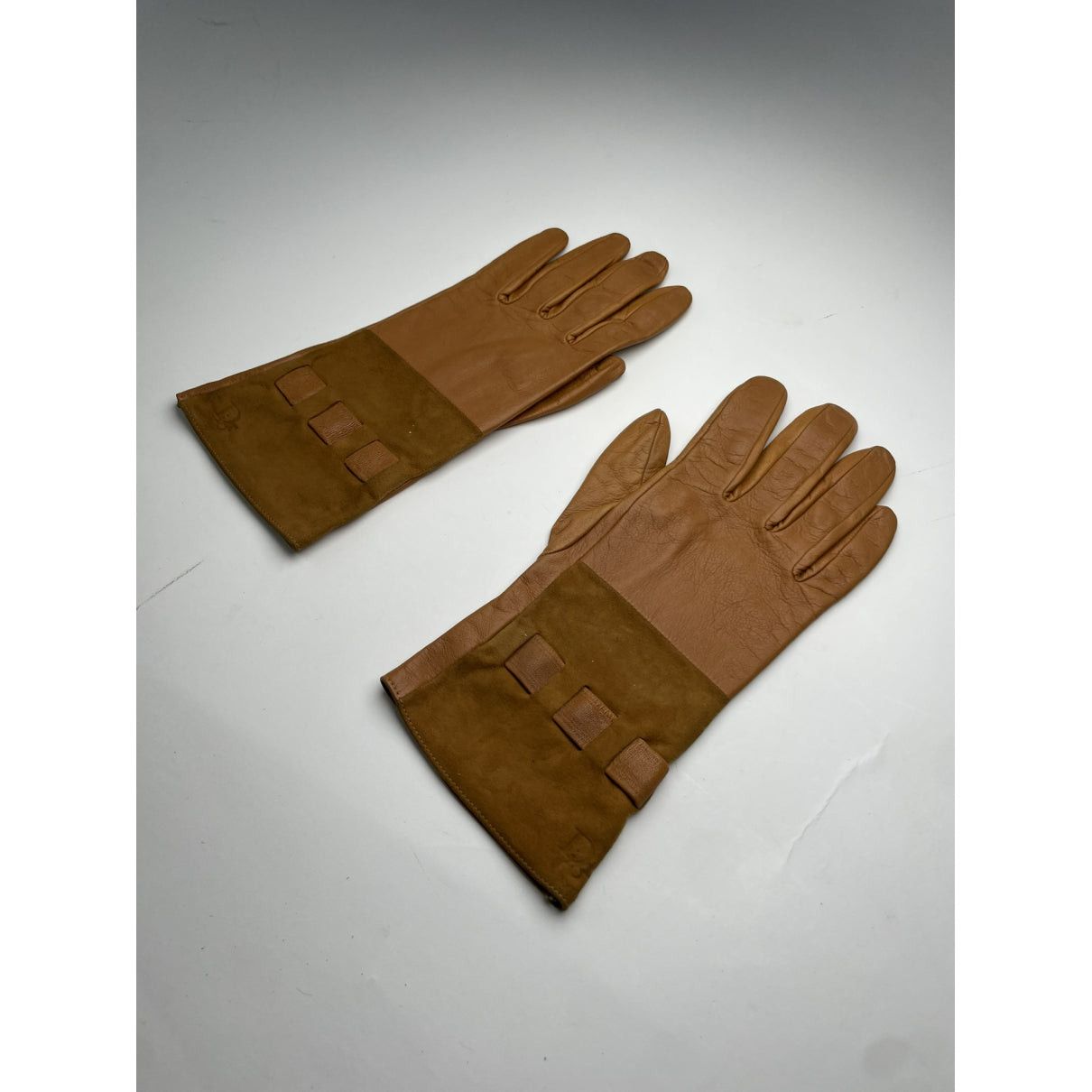 Dior Brown Leather Glove Size ONE SIZE - 3 Thumbnail