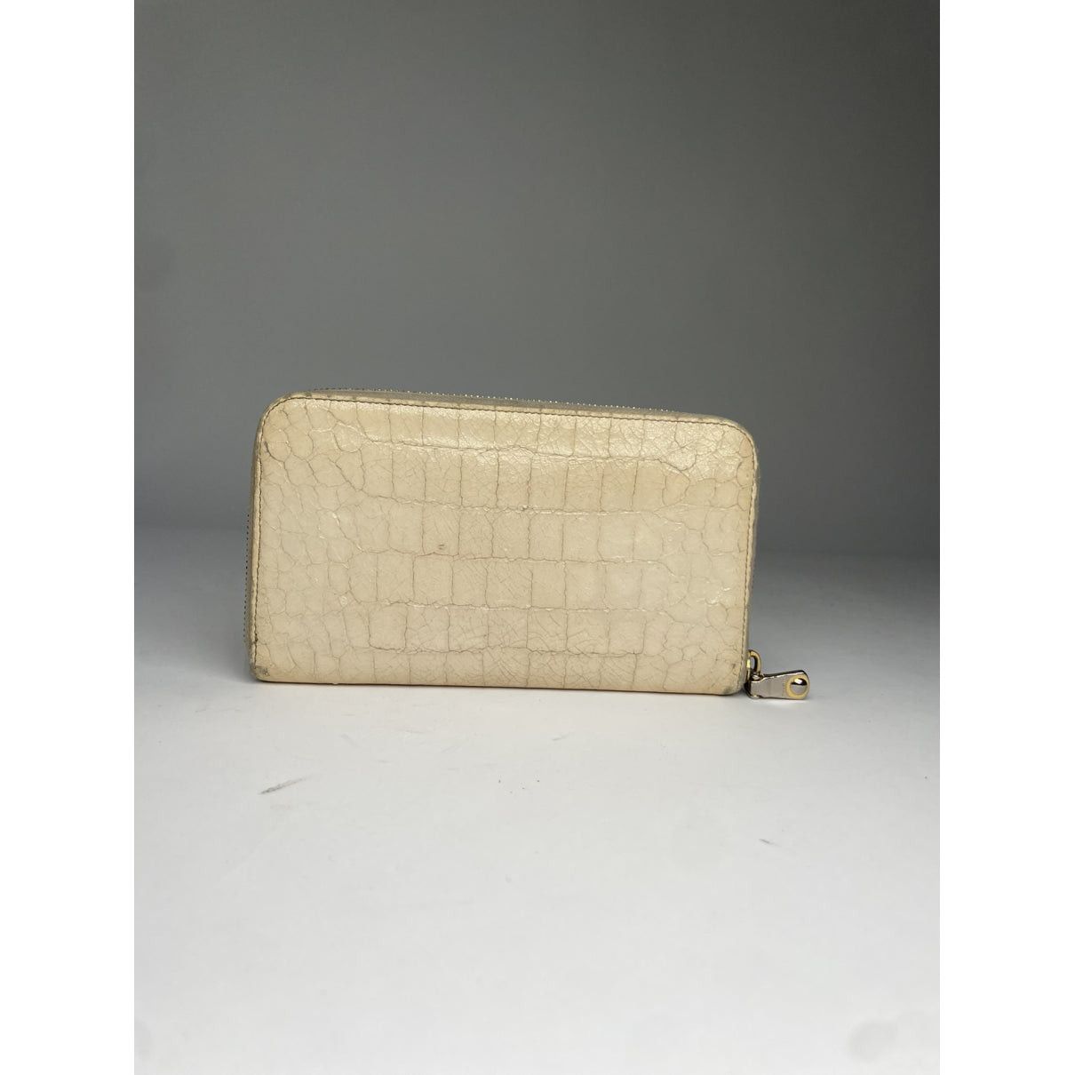 Miu Miu White Leather Wallet Size ONE SIZE - 2 Thumbnail