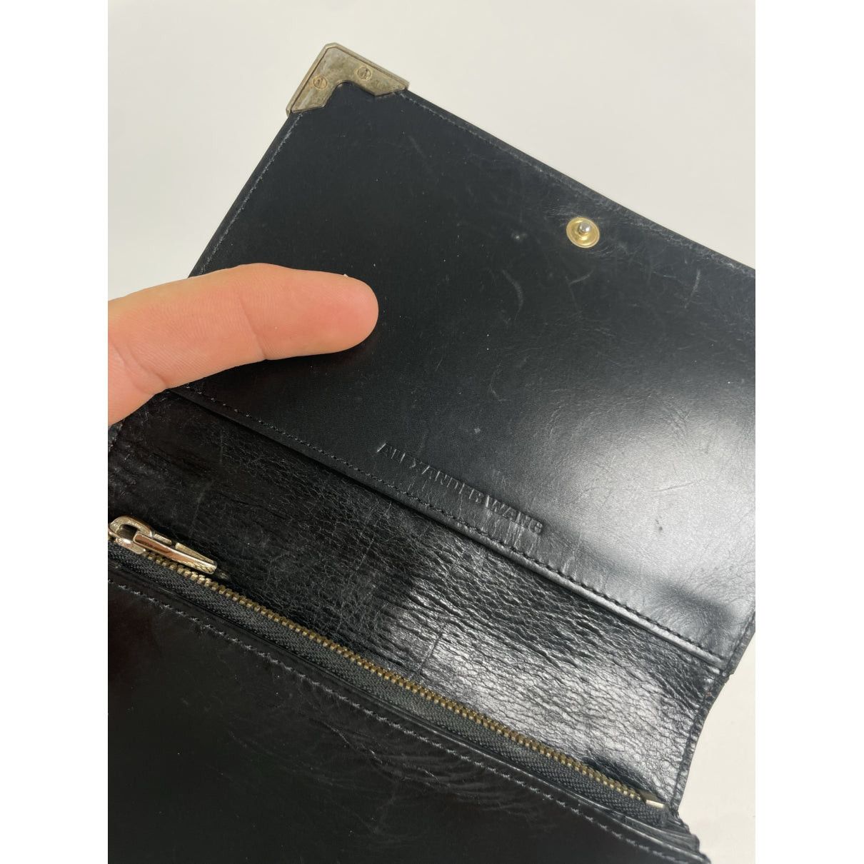 Alexander Wang Orange Leather Wallet Size ONE SIZE - 4 Thumbnail